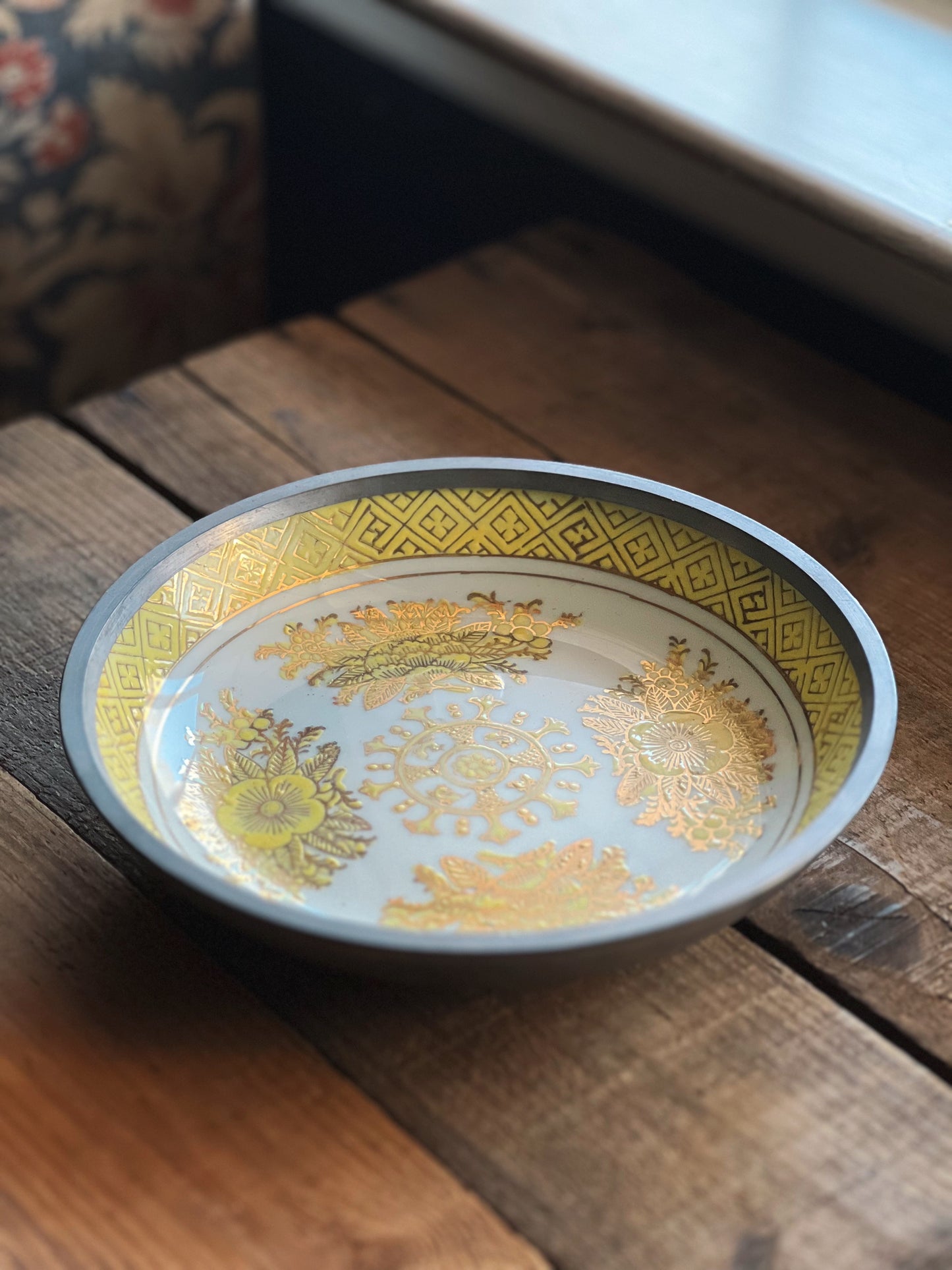 Vintage Porcelain Bowl Made In Hong Kong