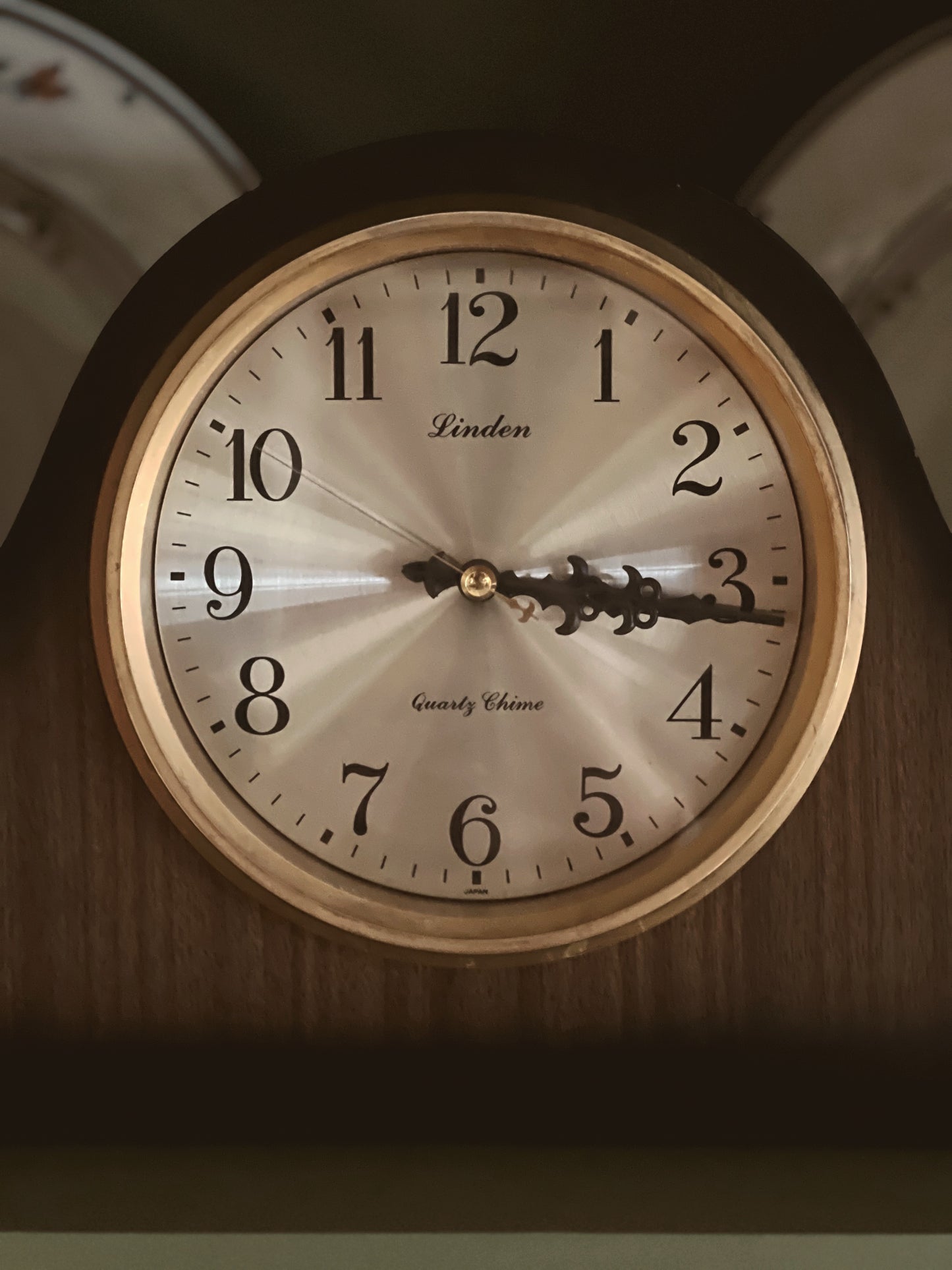 Vintage Linden Quartz Japan Mantel Clock