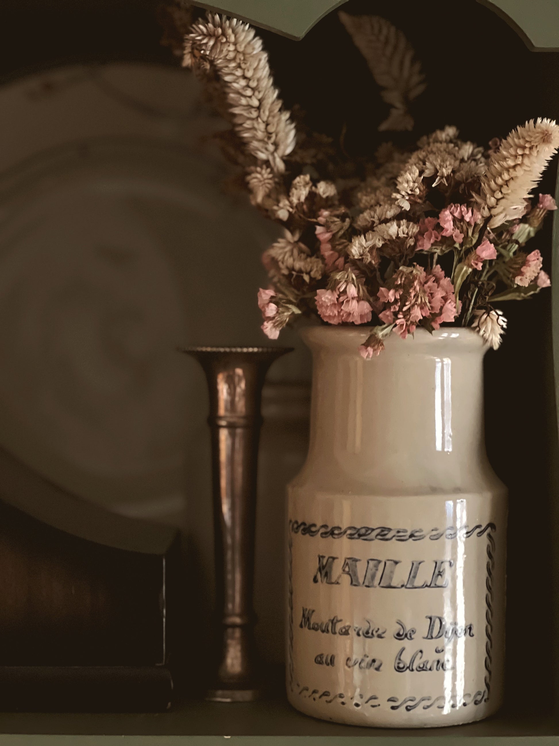 Vintage Maille Mustard Jar