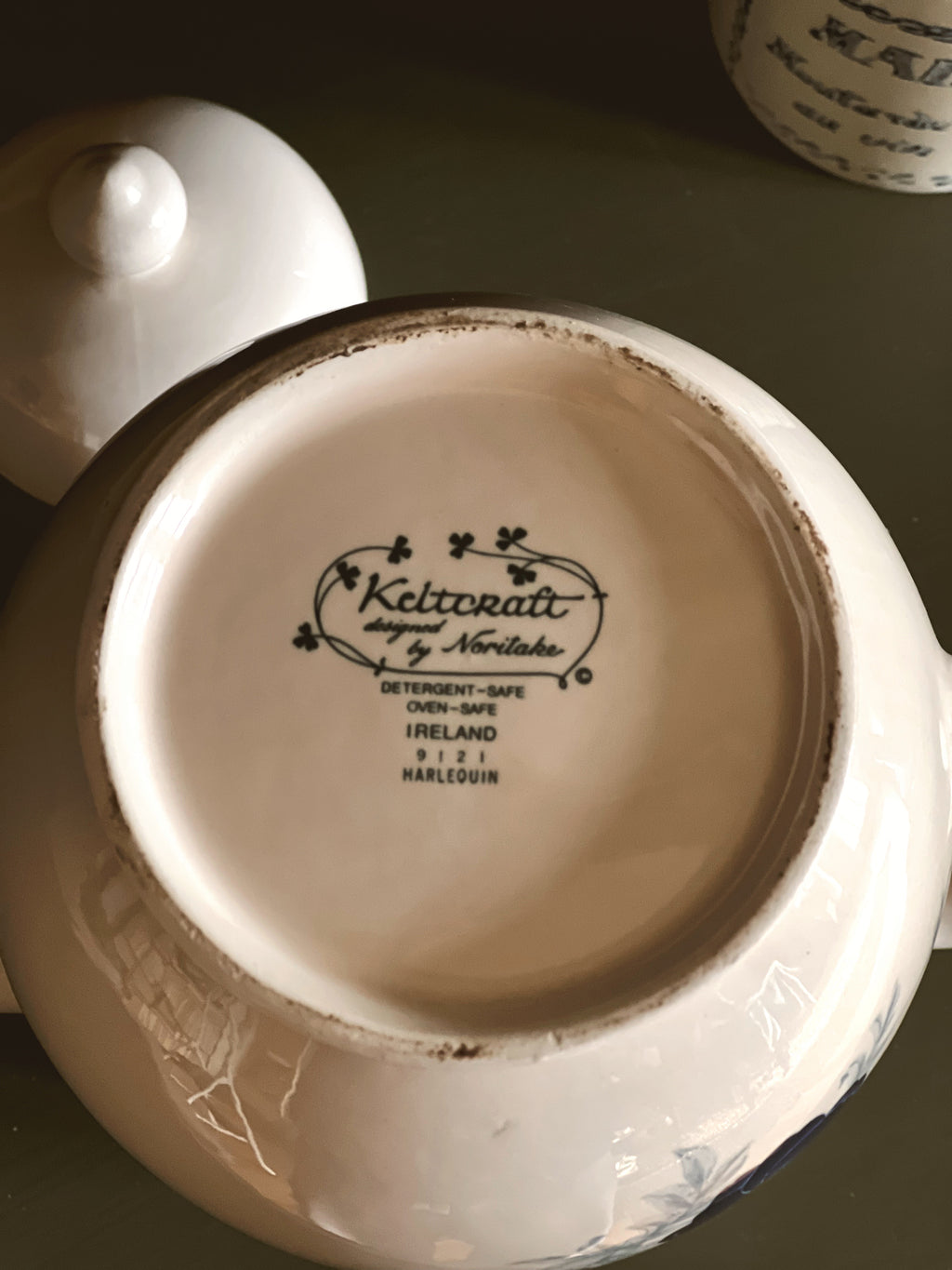 Vintage Noritake Keltcraft Harlequin Tea/Coffee Pot