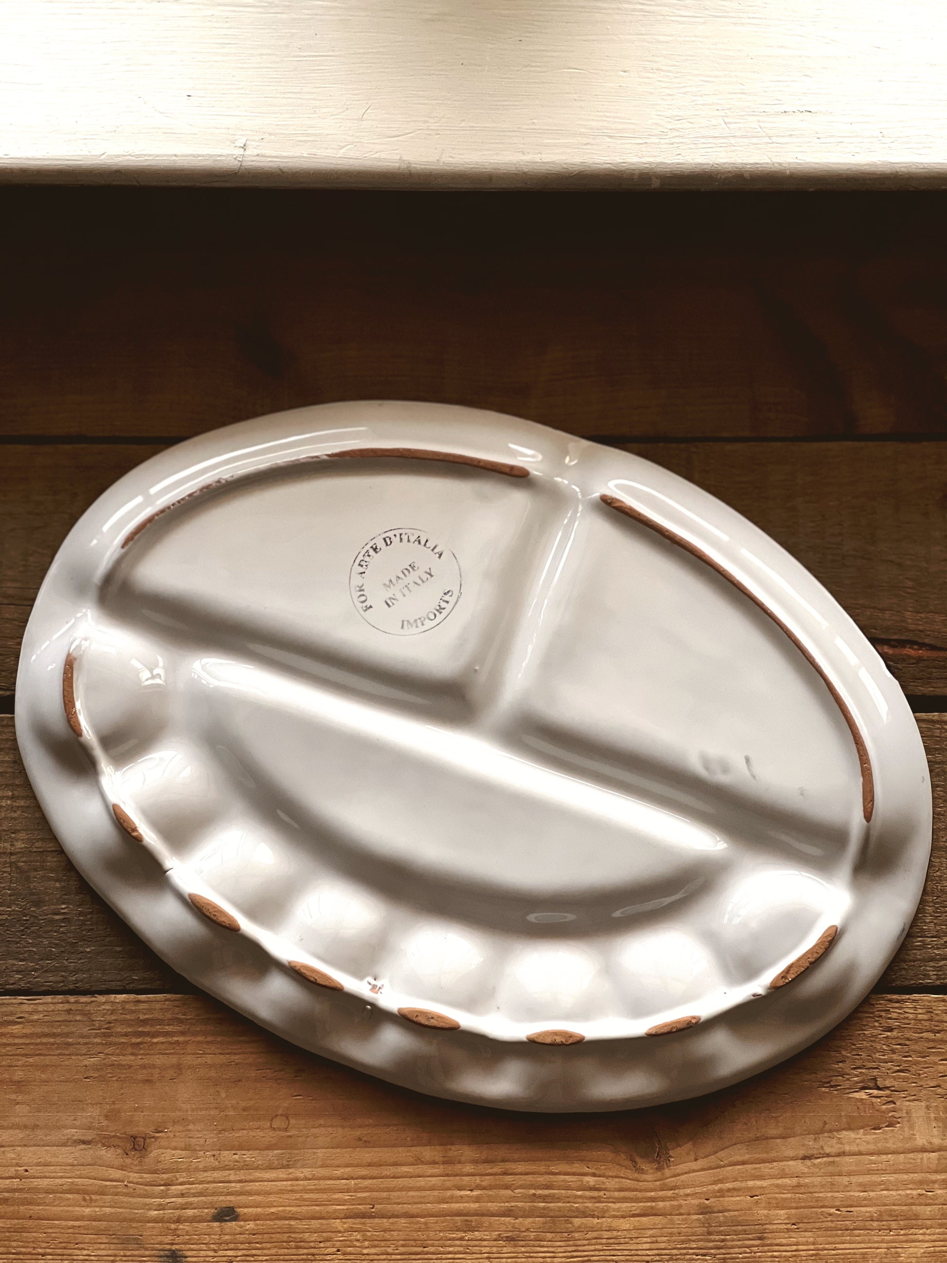 Vintage Deviled Egg Platter Made in Italy