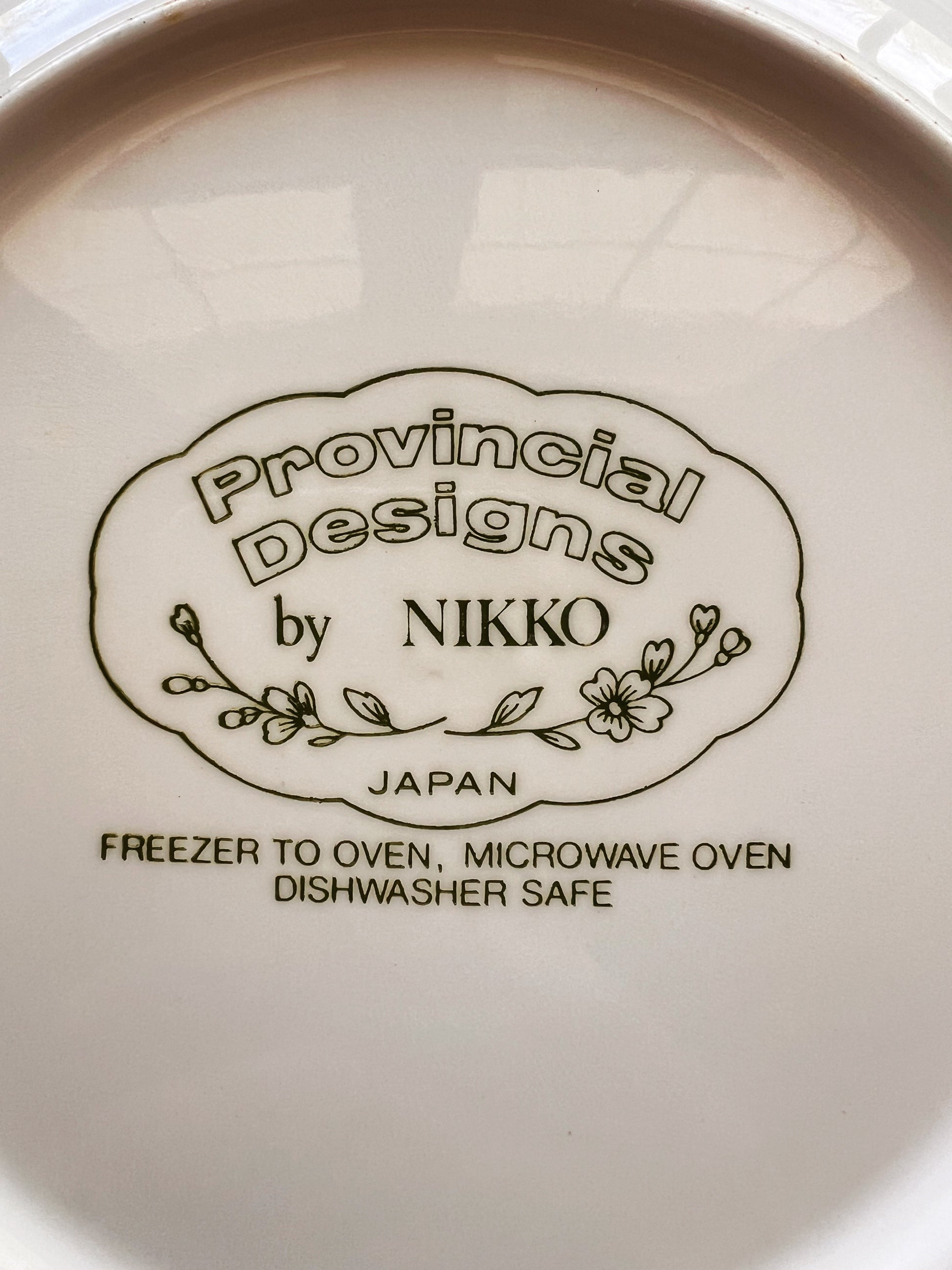 Vintage Nikko Provincial Avondale Dinner Plate