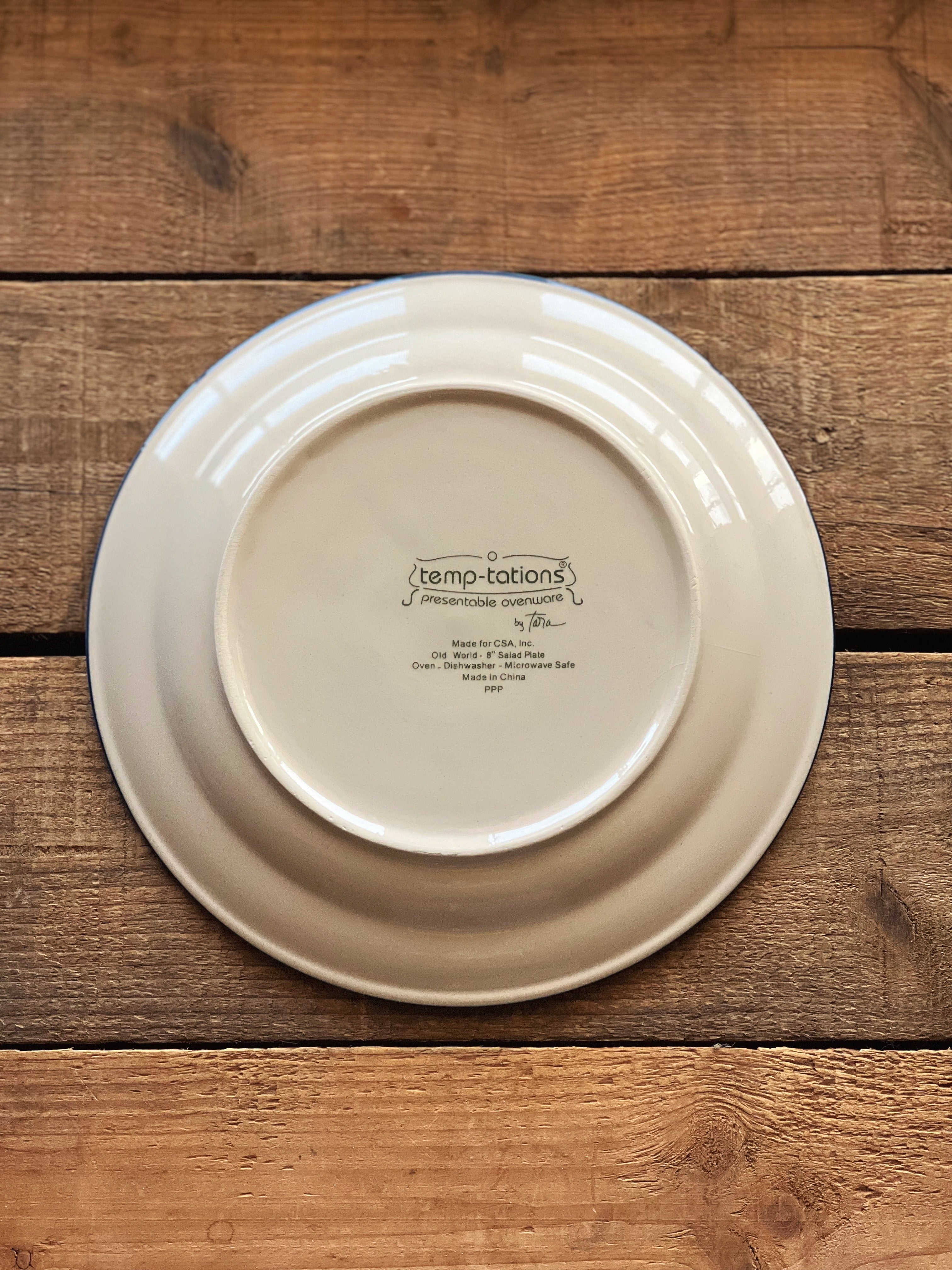 Temptations by Tara Old World Pattern Plates – feastvintage