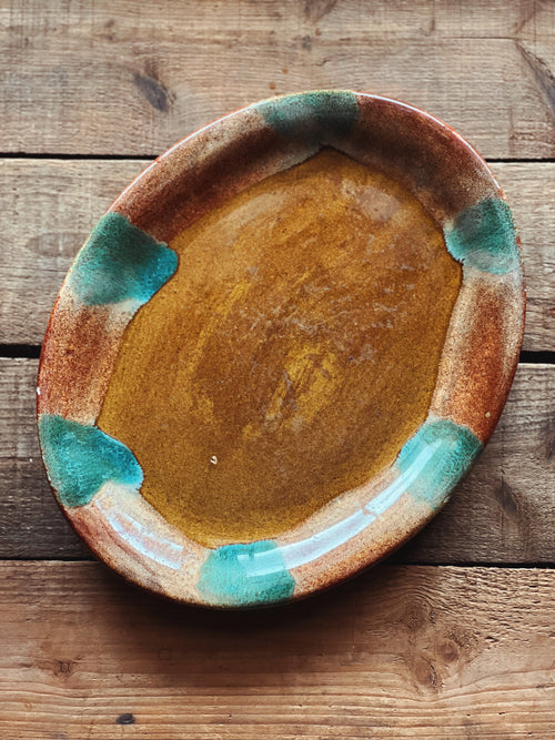 Vintage Handmade Pottery Platter