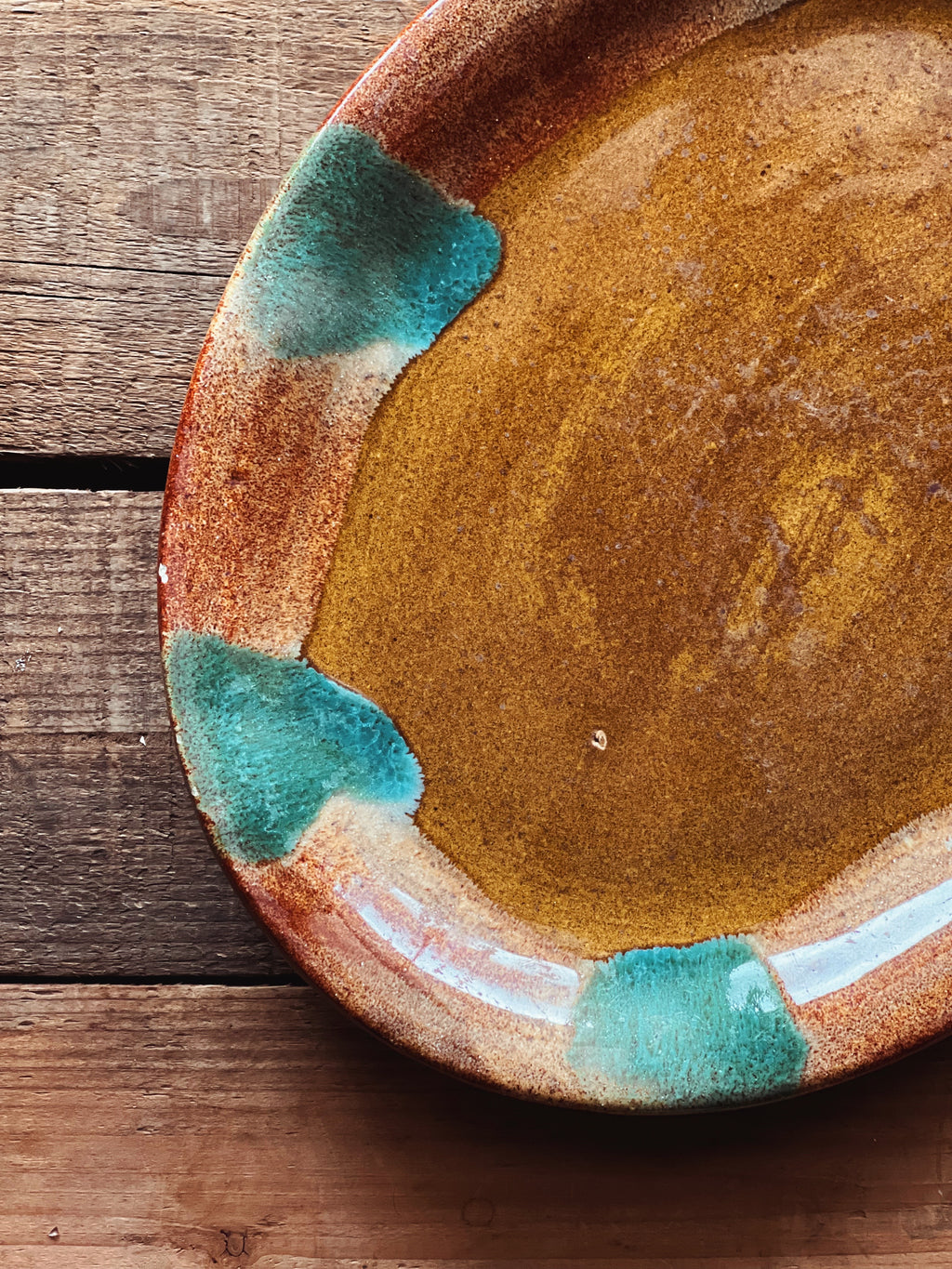 Vintage Handmade Pottery Platter