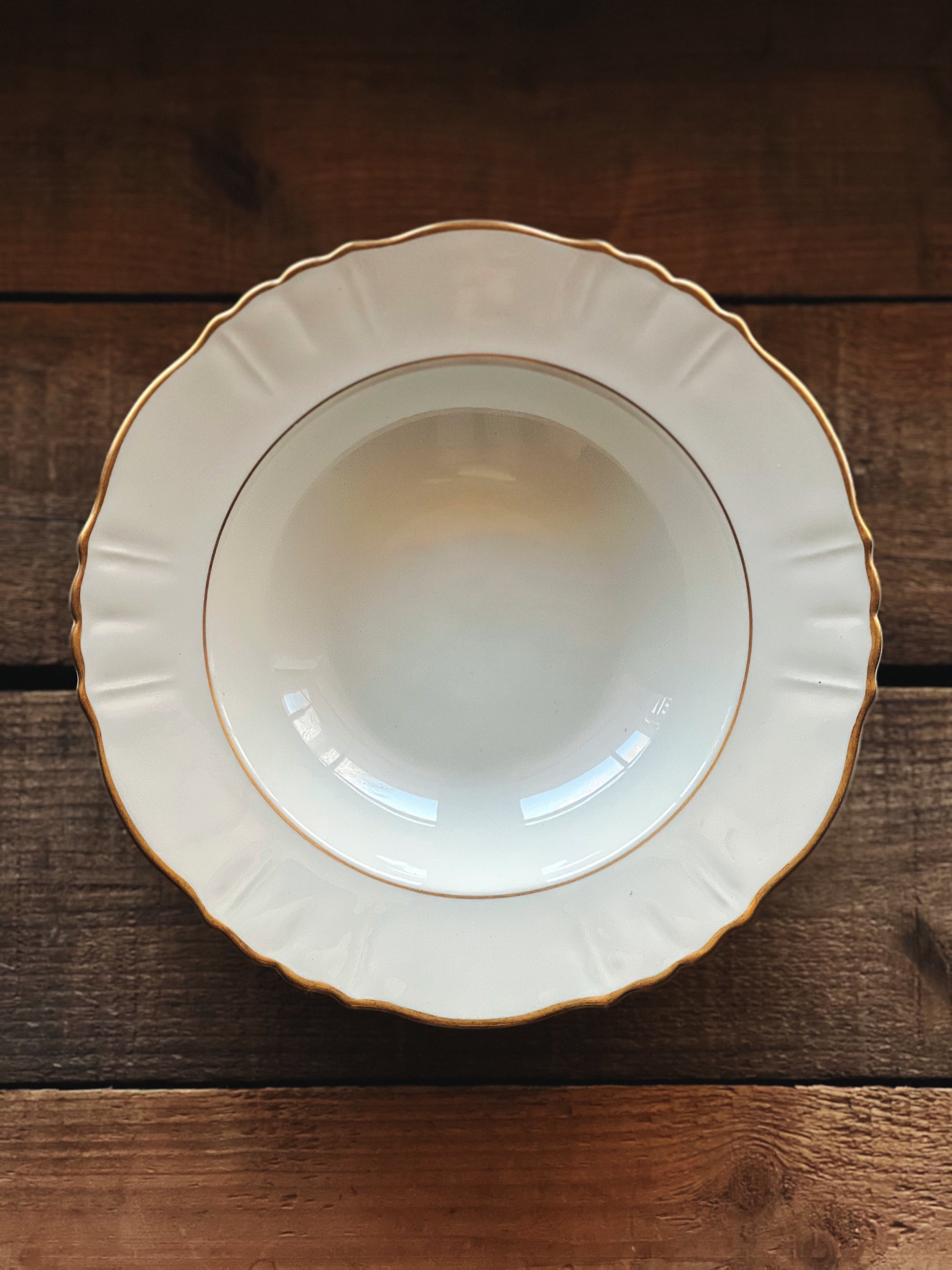 Vintage Syracuse China Federal Shape Brantley Rimmed Soup Bowl
