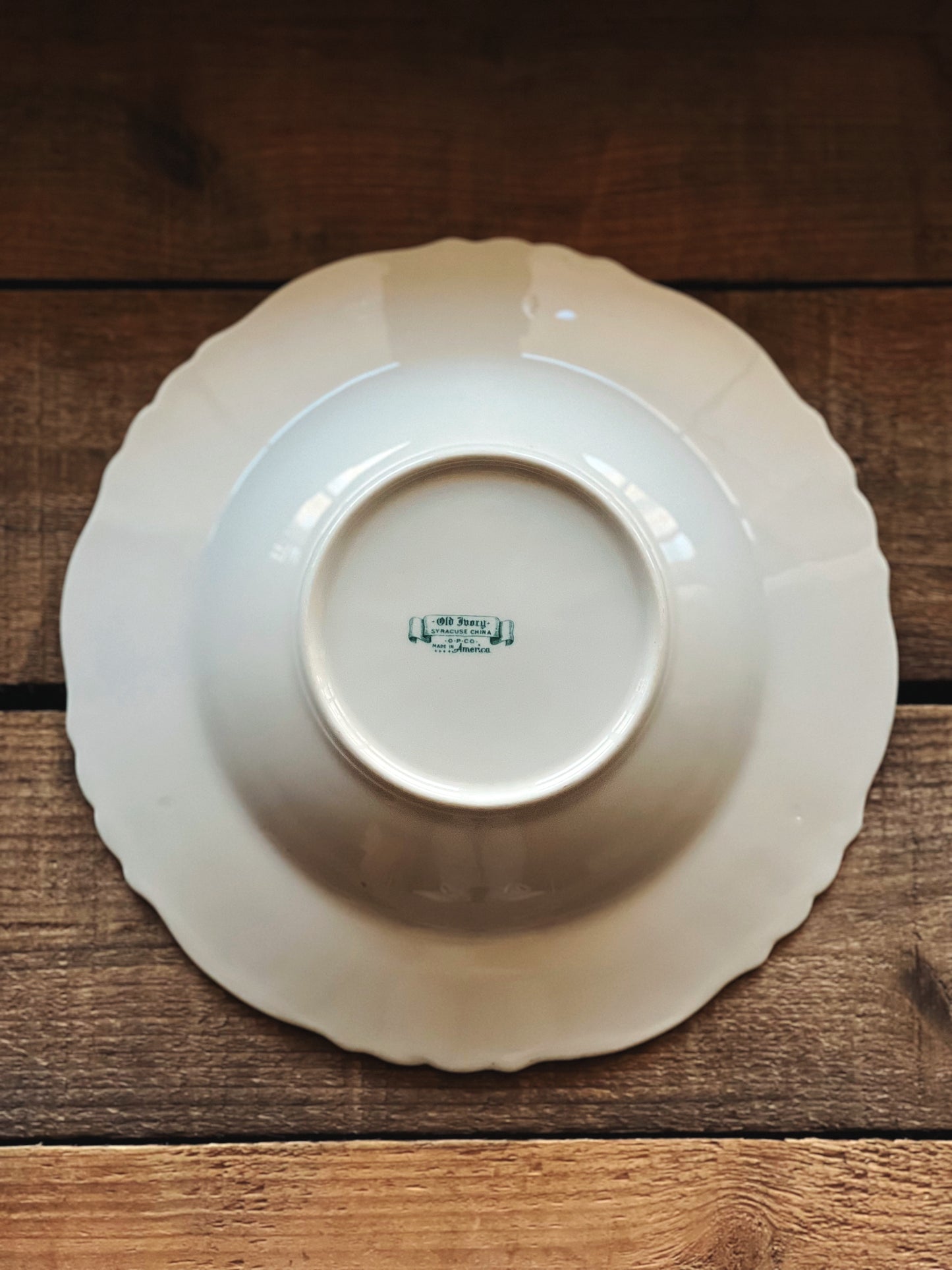 Vintage Syracuse China Federal Shape Brantley Rimmed Soup Bowl