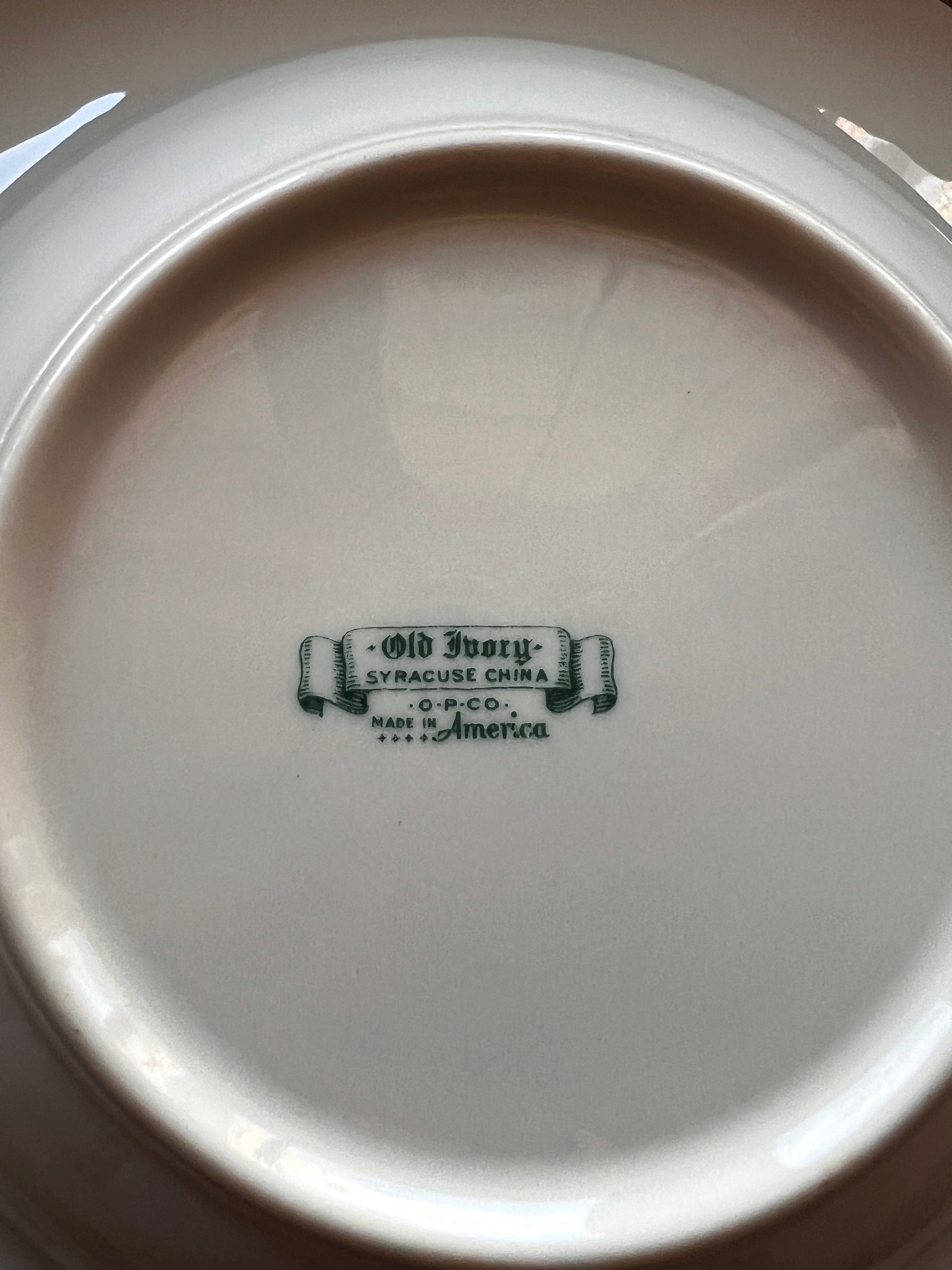 Vintage Syracuse China Federal Shape Brantley Rimmed Soup Bowl
