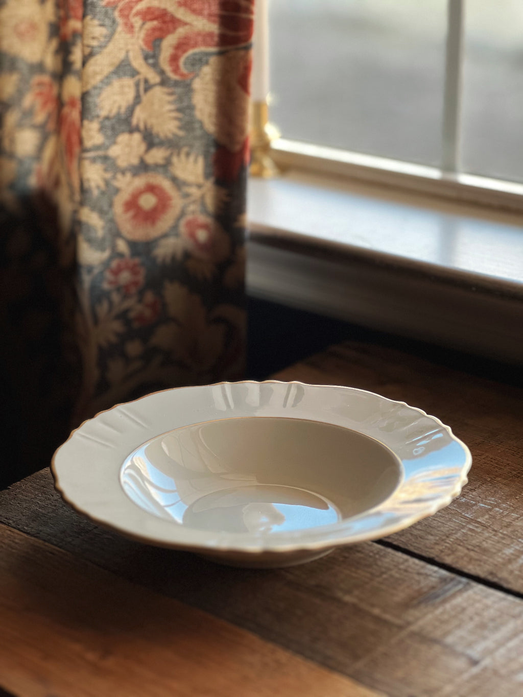Vintage Syracuse China Federal Shape Brantley Rimmed Soup Bowl