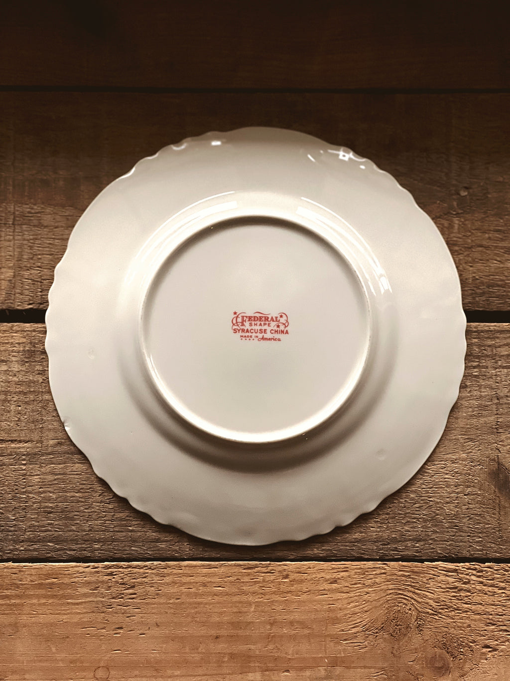 Vintage Syracuse China Federal Shape Brantley Salad Plate