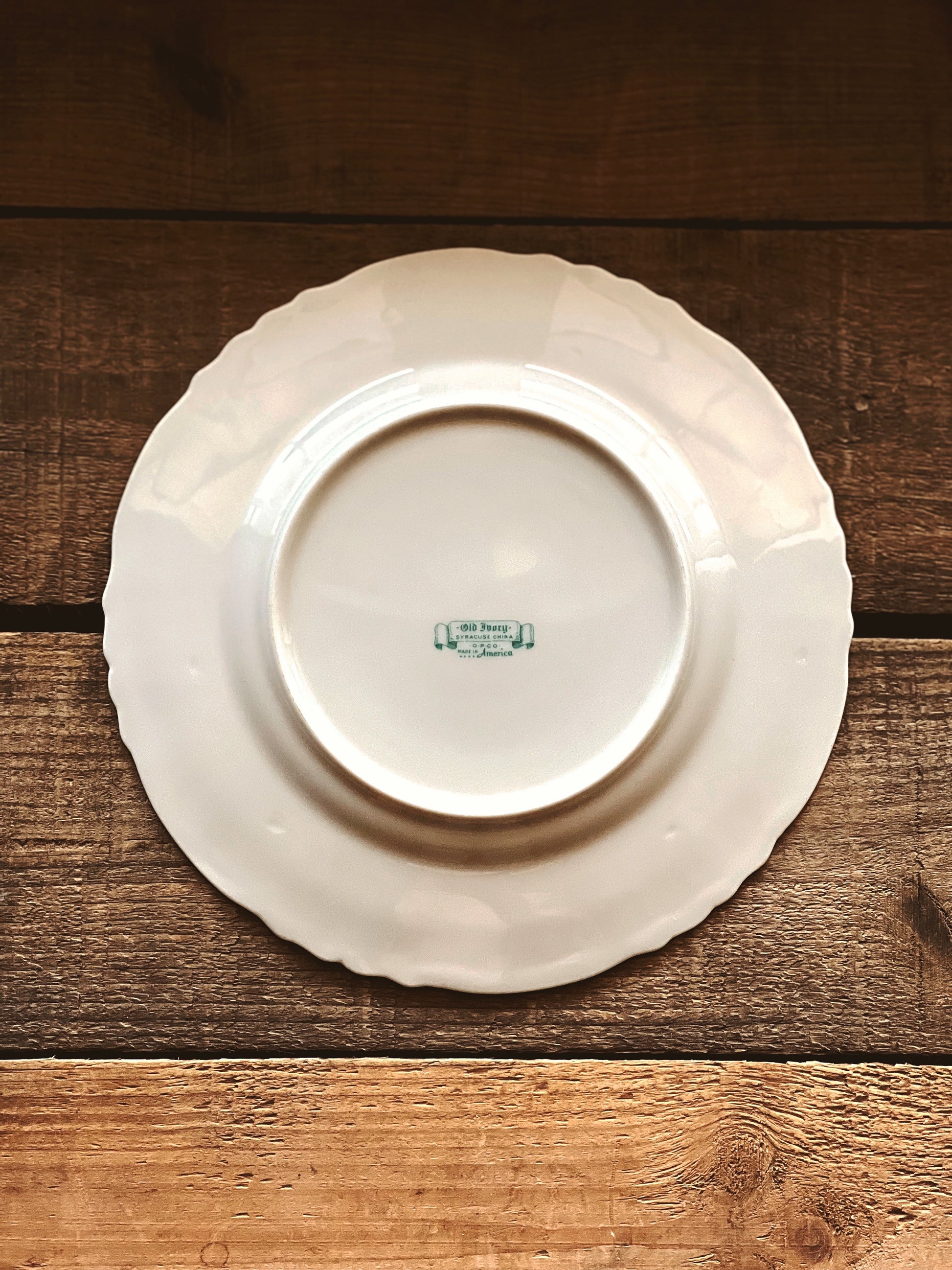Vintage Syracuse China Federal Shape Brantley Salad Plate