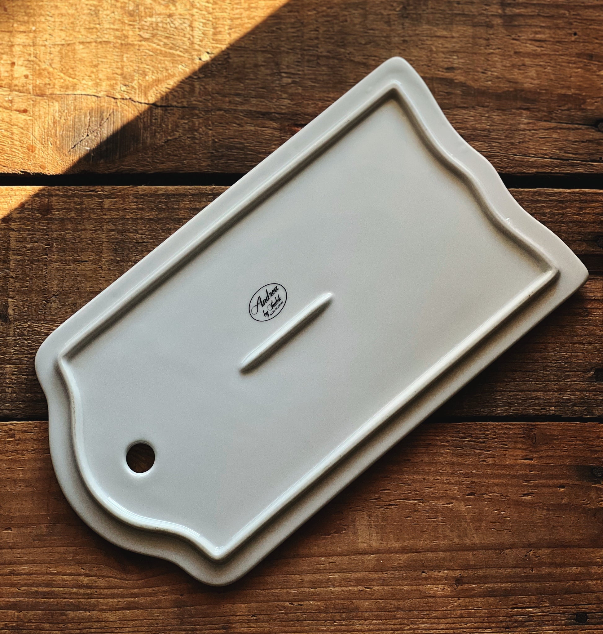 Vintage Ceramic Cheese Board by Andrea Sadek