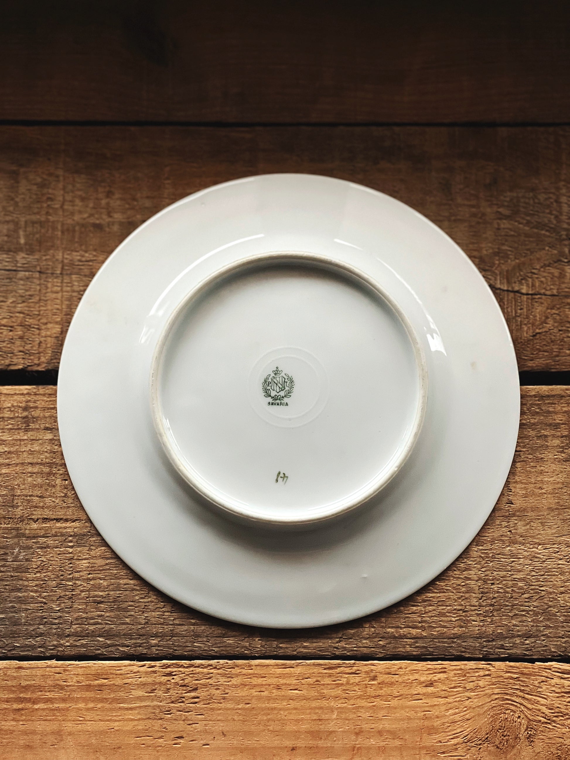 Vintage PT Bavaria Floral Dessert Plate