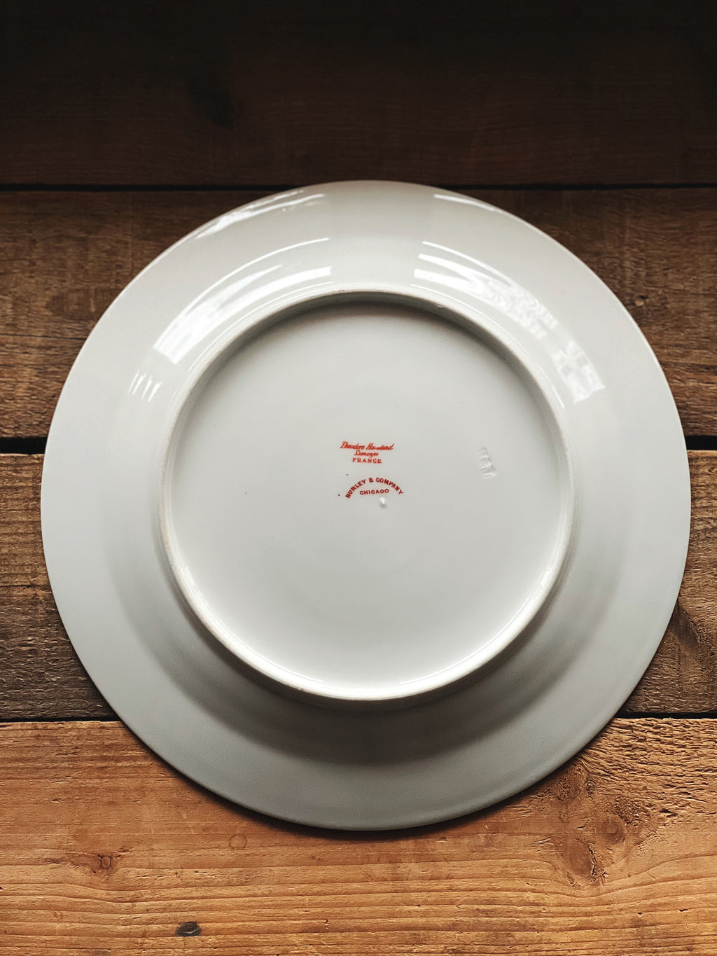 Antique Theodore Haviland Limoges for Burley & Company Chicago Set of 4 Dinner Plates