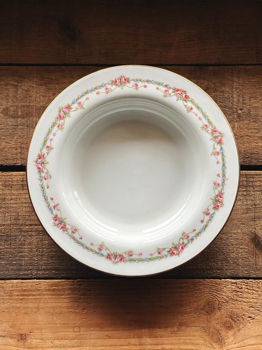 Antique Theodore Haviland Limoges for Burley & Company Chicago Set of 4 Rimmed Soup Bowls
