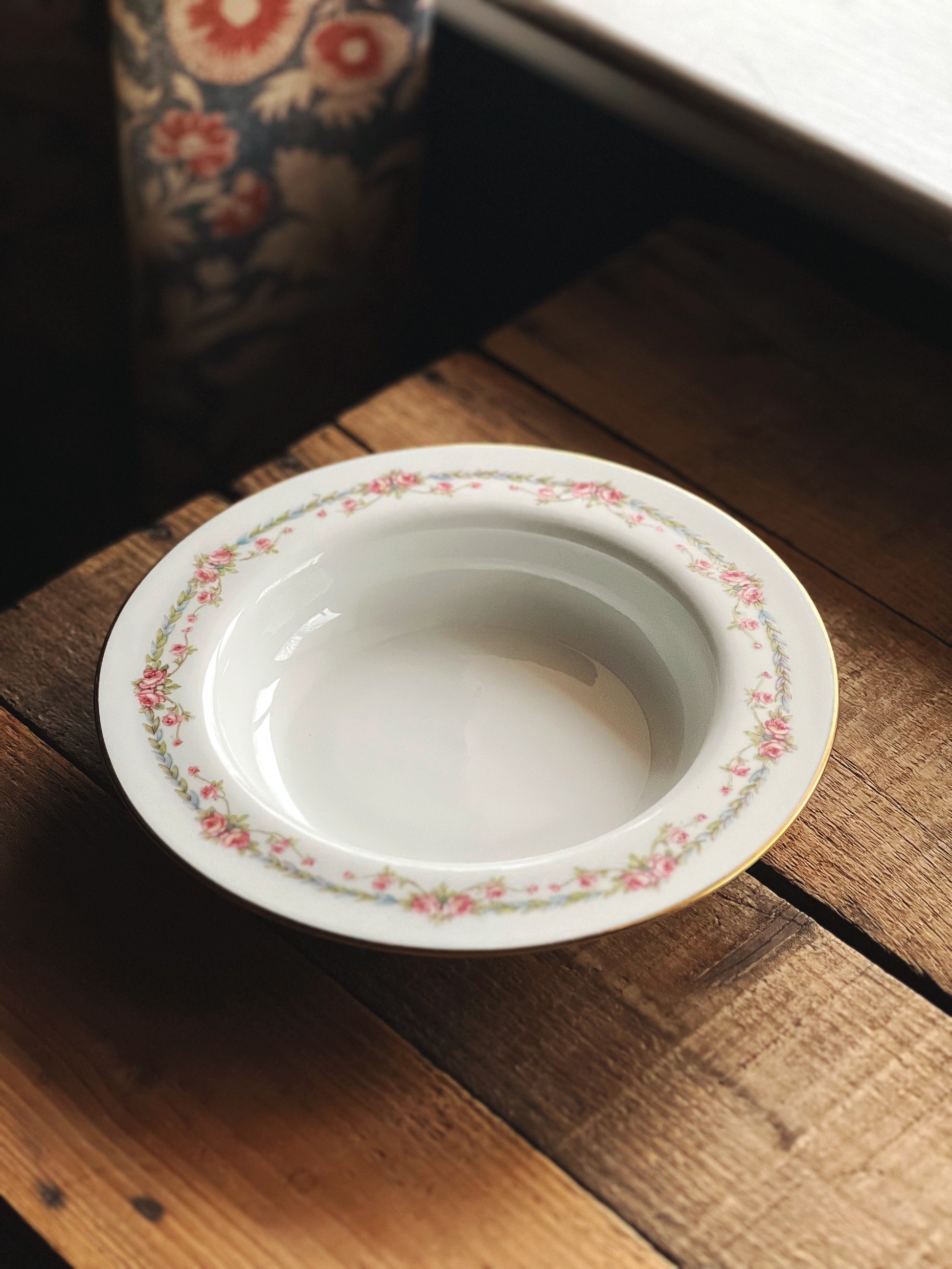 Antique Theodore Haviland Limoges for Burley & Company Chicago Set of 4 Rimmed Soup Bowls