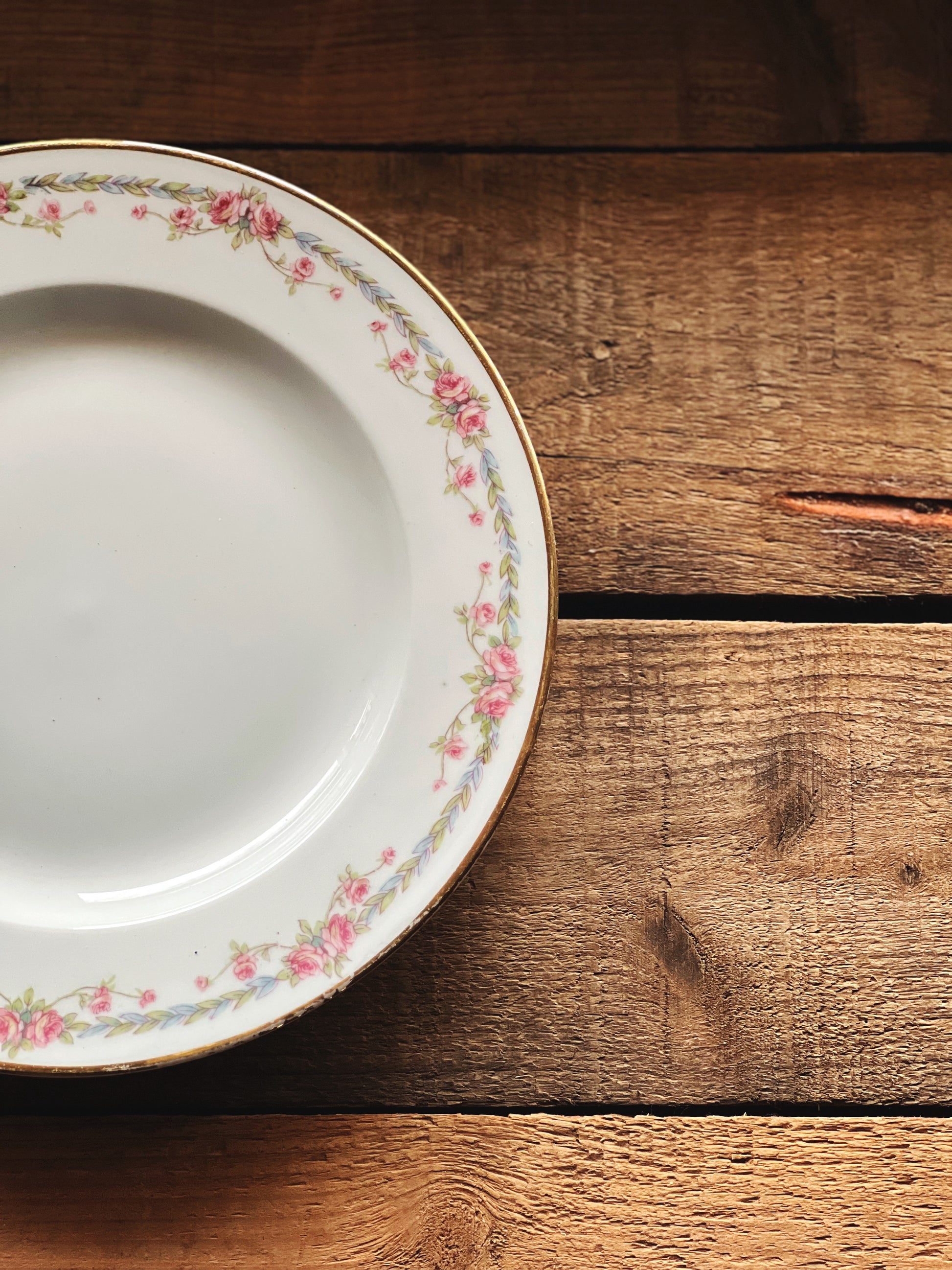 Antique Theodore Haviland Limoges for Burley & Company Chicago Set of 4 Salad Plates