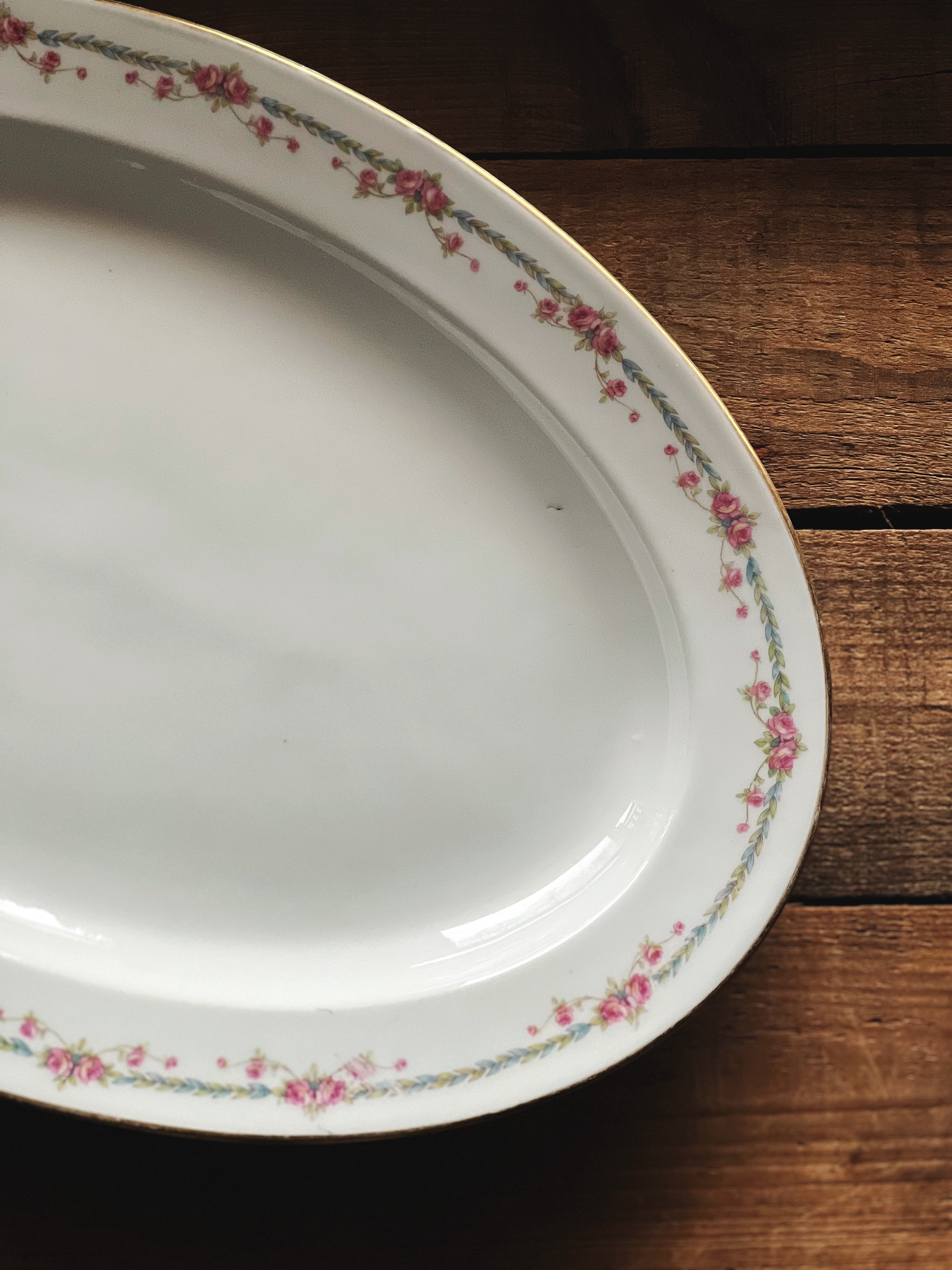 Antique Theodore Haviland Limoges Oval Serving Platter | Burley
