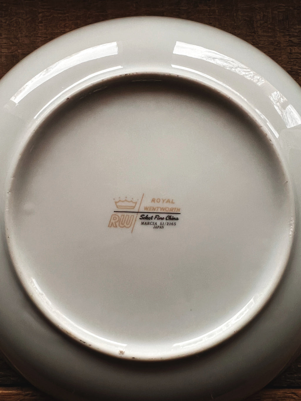 Vintage Royal Wentworth China Marcia Coupe Soup Bowl