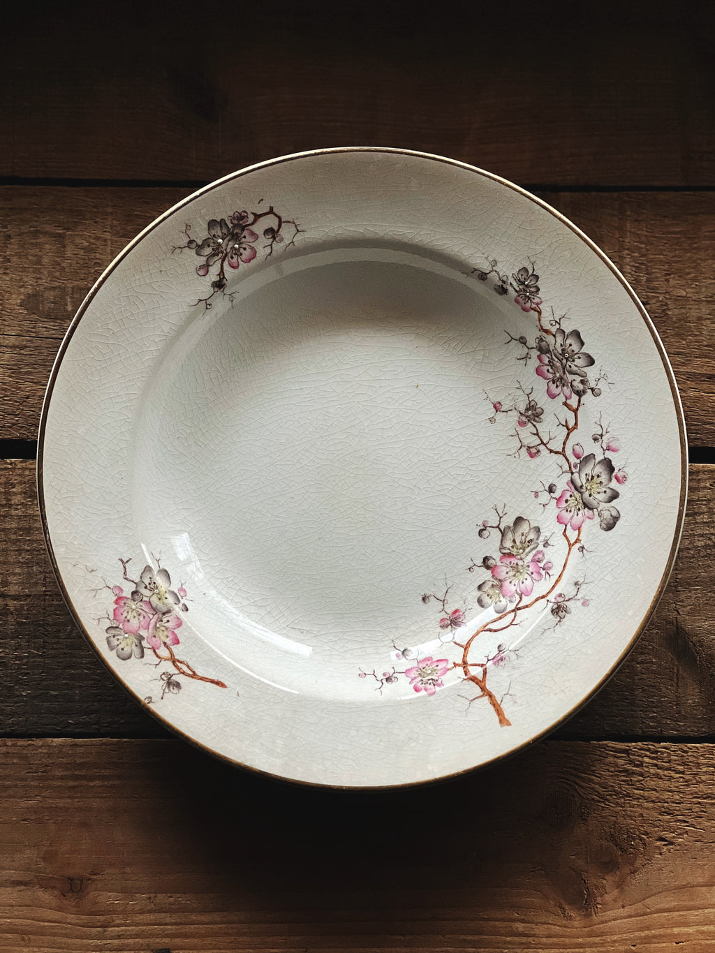Set of 4 Vintage Mercer Warranted Rimmed Soup Bowls
