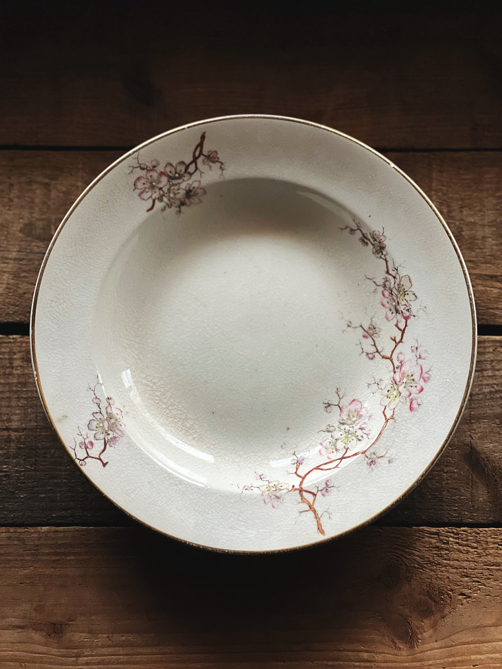Set of 4 Vintage Mercer Warranted Rimmed Soup Bowls