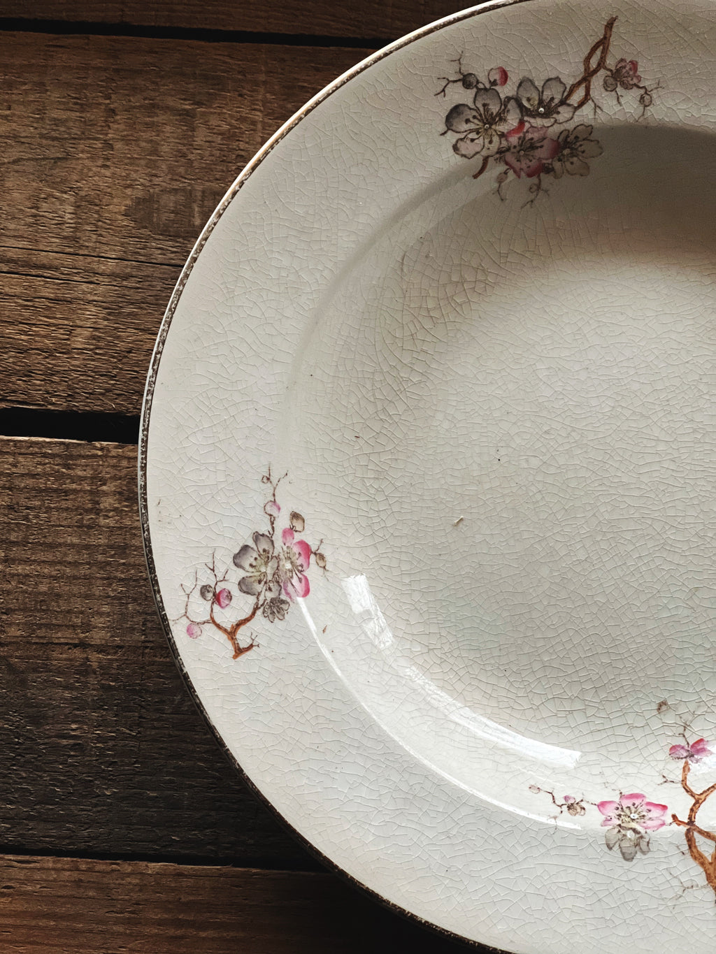 Set of 4 Vintage Mercer Warranted Rimmed Soup Bowls