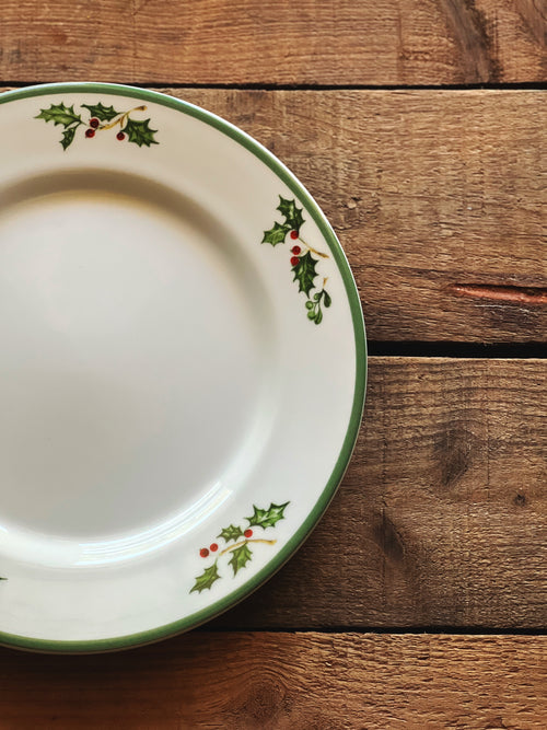 Vintage Traditions Holiday Celebrations by Christopher Radko Christmas Salad Plate