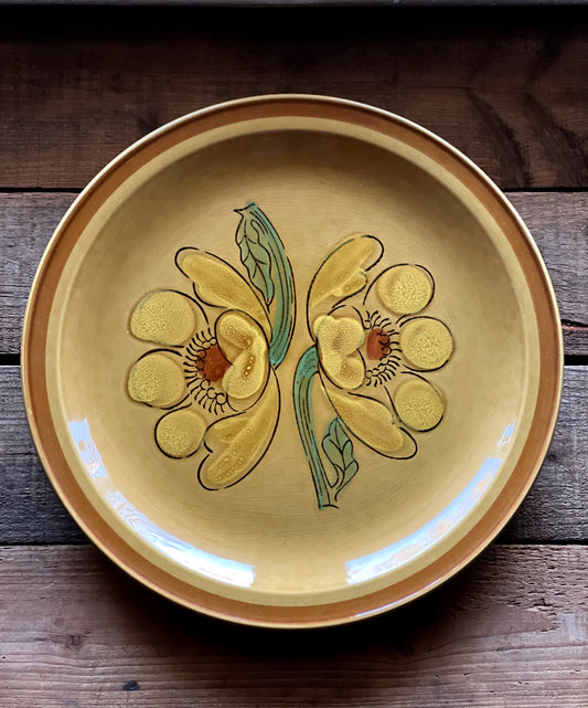 Vintage International Stoneware Japan Calypso Service Plate / Round Platter