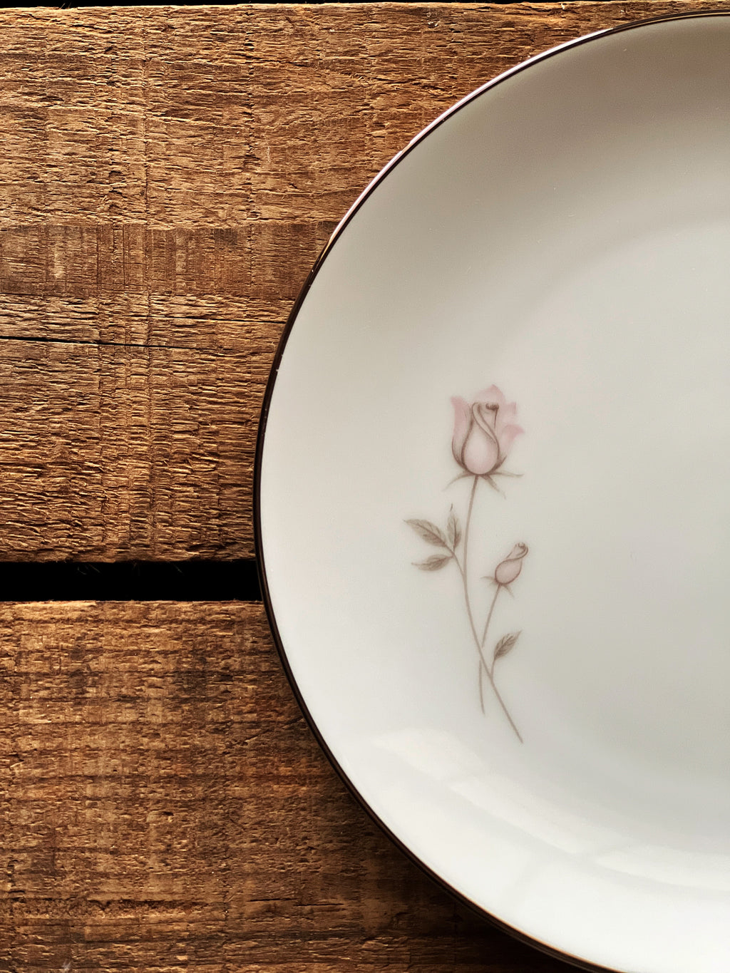 Noritake Pasadena Dessert Plate - Pink Floral Japan China Vintage Replacement