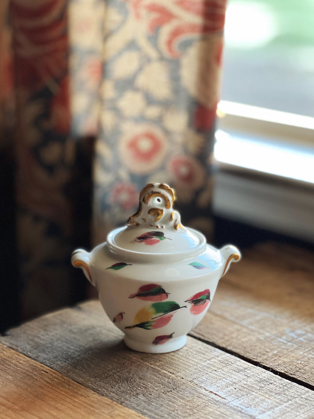 Vintage Ancienne Fabrique Royale Limoges France Sugar Bowl