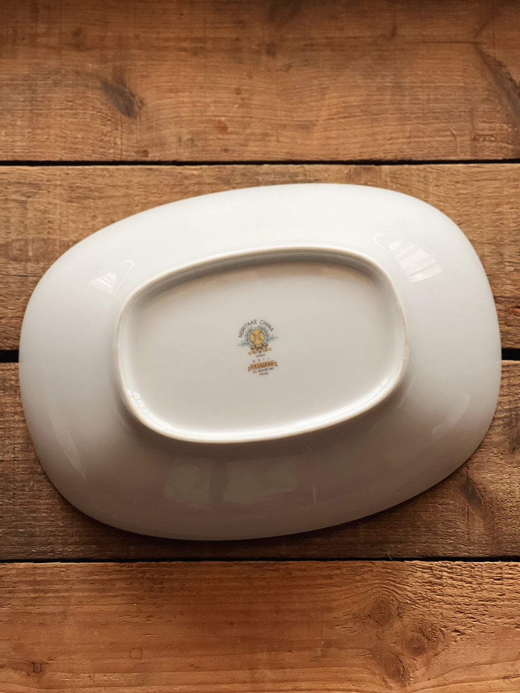 Noritake Pasadena Oval Serving bowl - Pink Floral Japan China Vintage Replacement