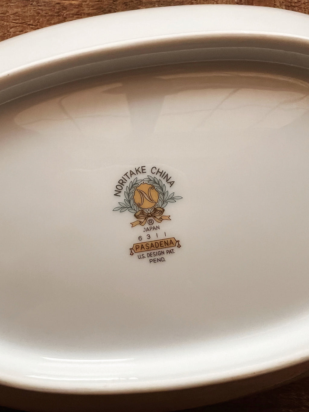 Noritake Pasadena Oval Serving bowl - Pink Floral Japan China Vintage Replacement