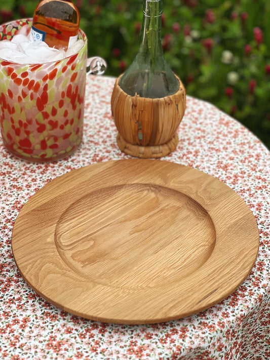 Wood Charger / Wood Tray / Round Wood Tray