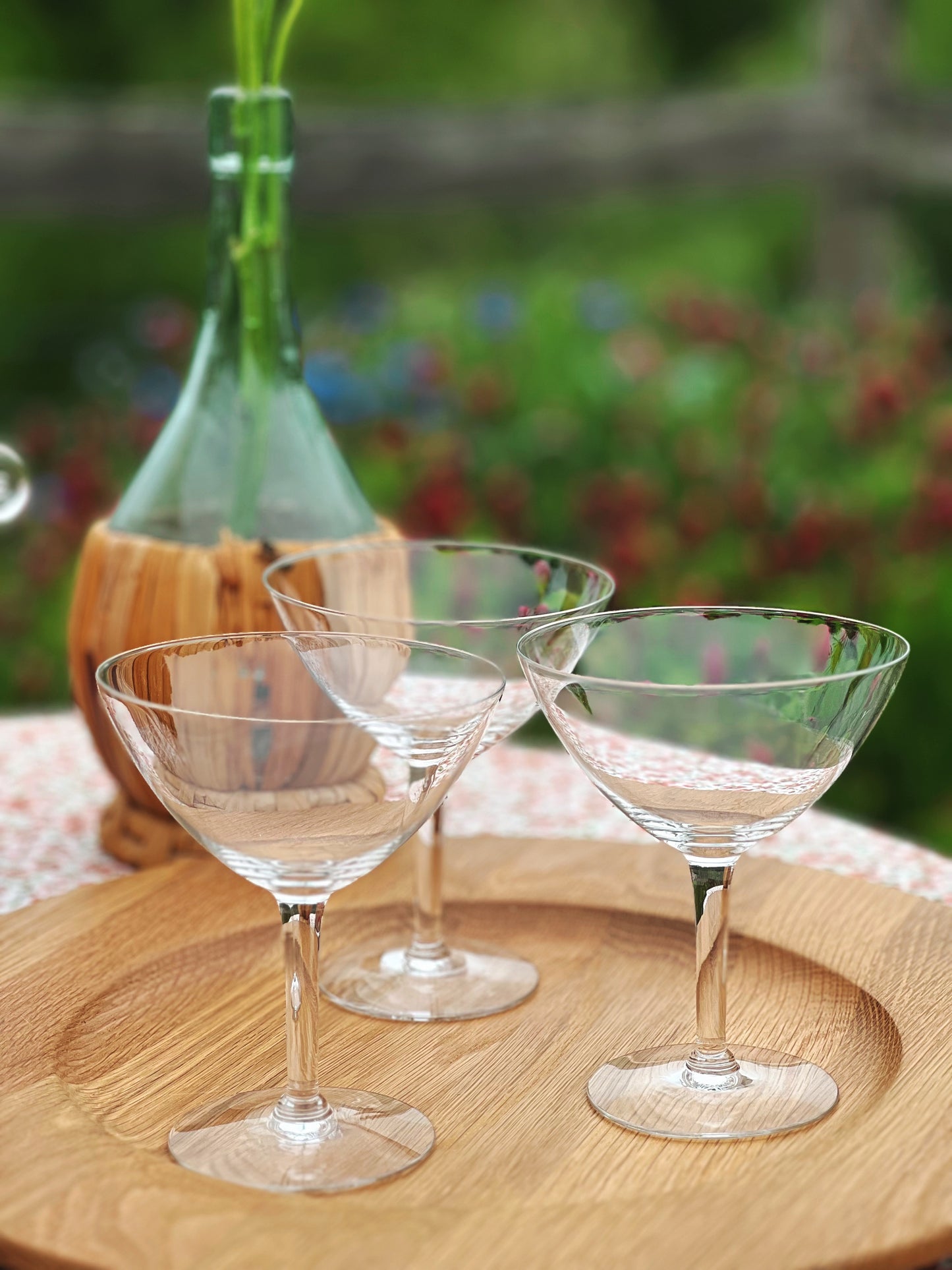 Vintage Crystal Champagne Coupe