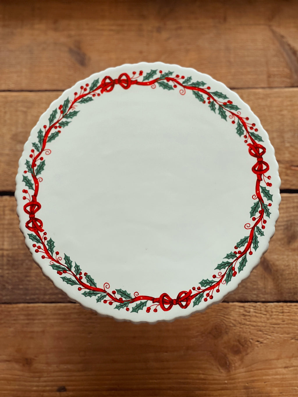 Vintage Avon Christmas Cake Stand