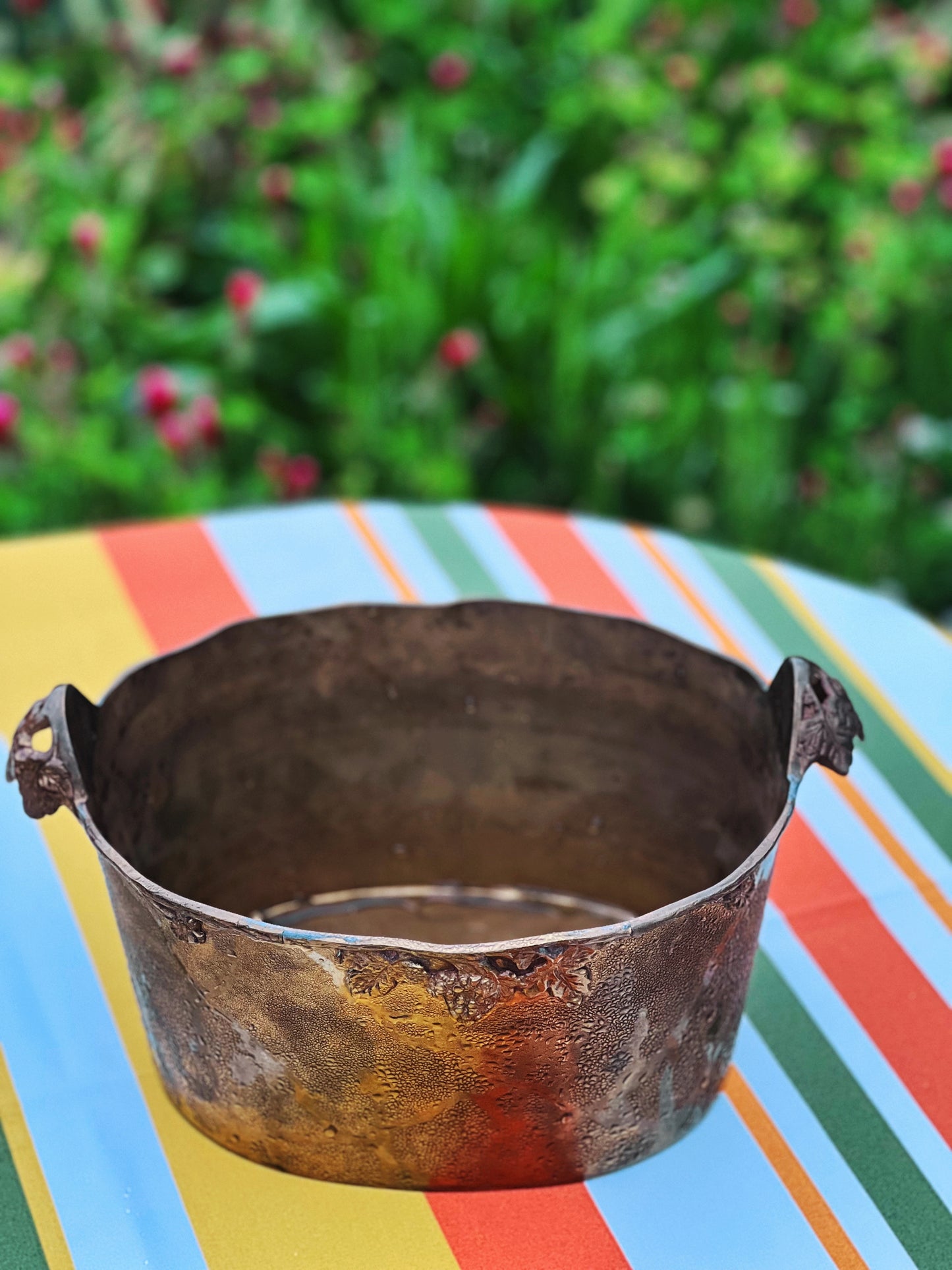 Vintage Brass Beverage Tub
