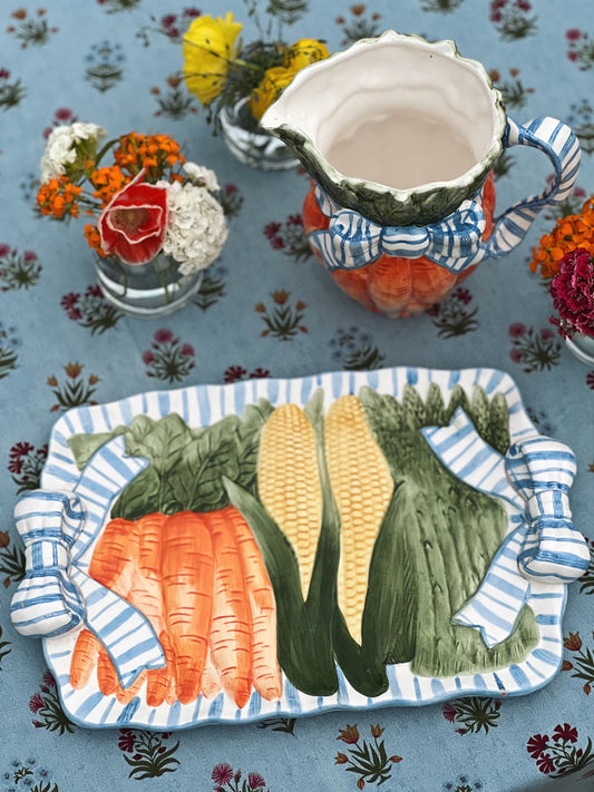 Vintage Ceramic Vegetable Platter