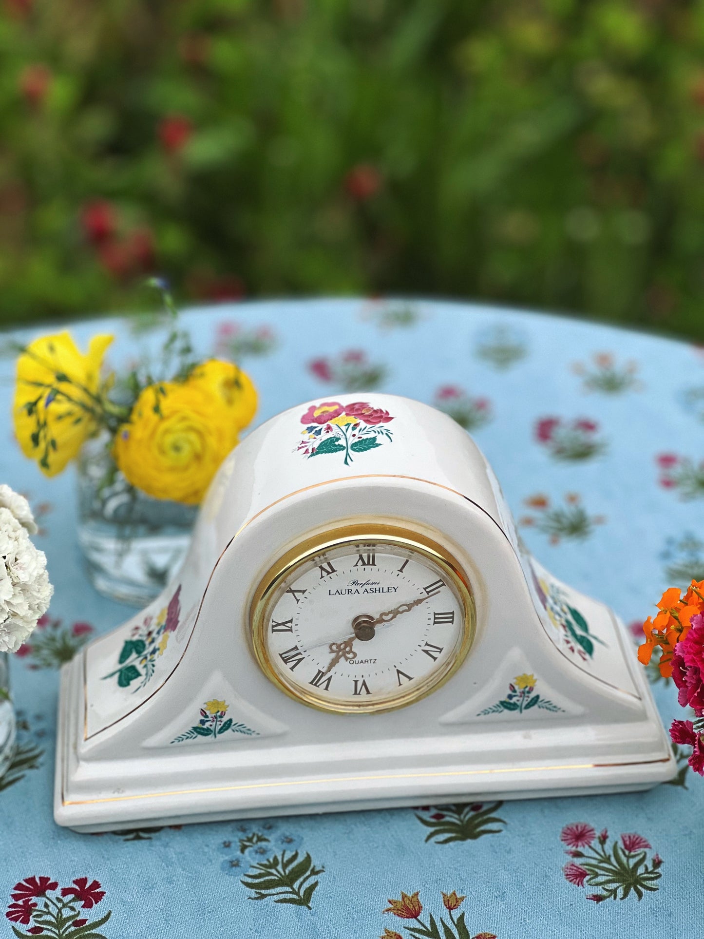 Vintage Laura Ashley Mantle Clock