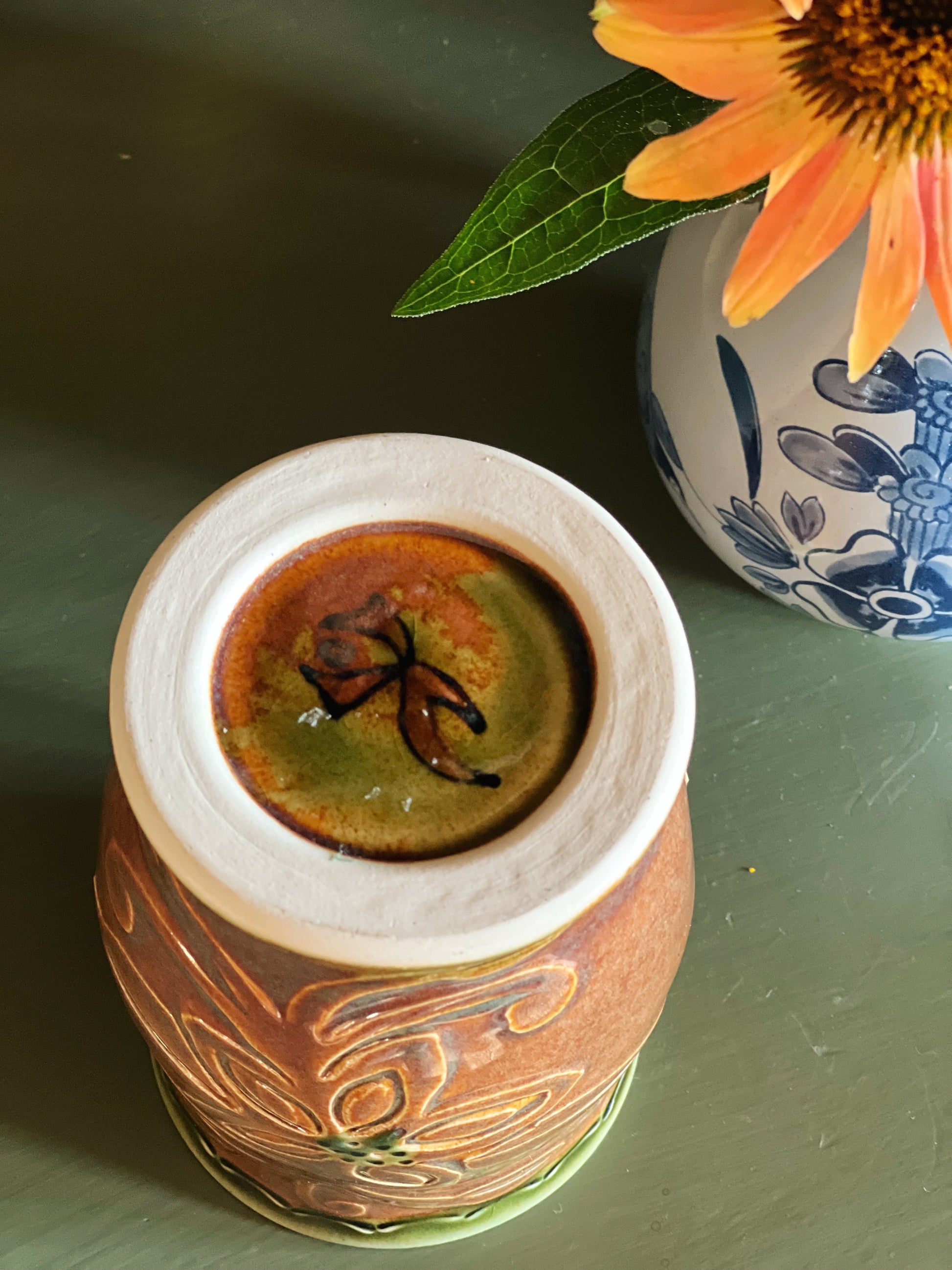 Small Vintage Pottery Crock