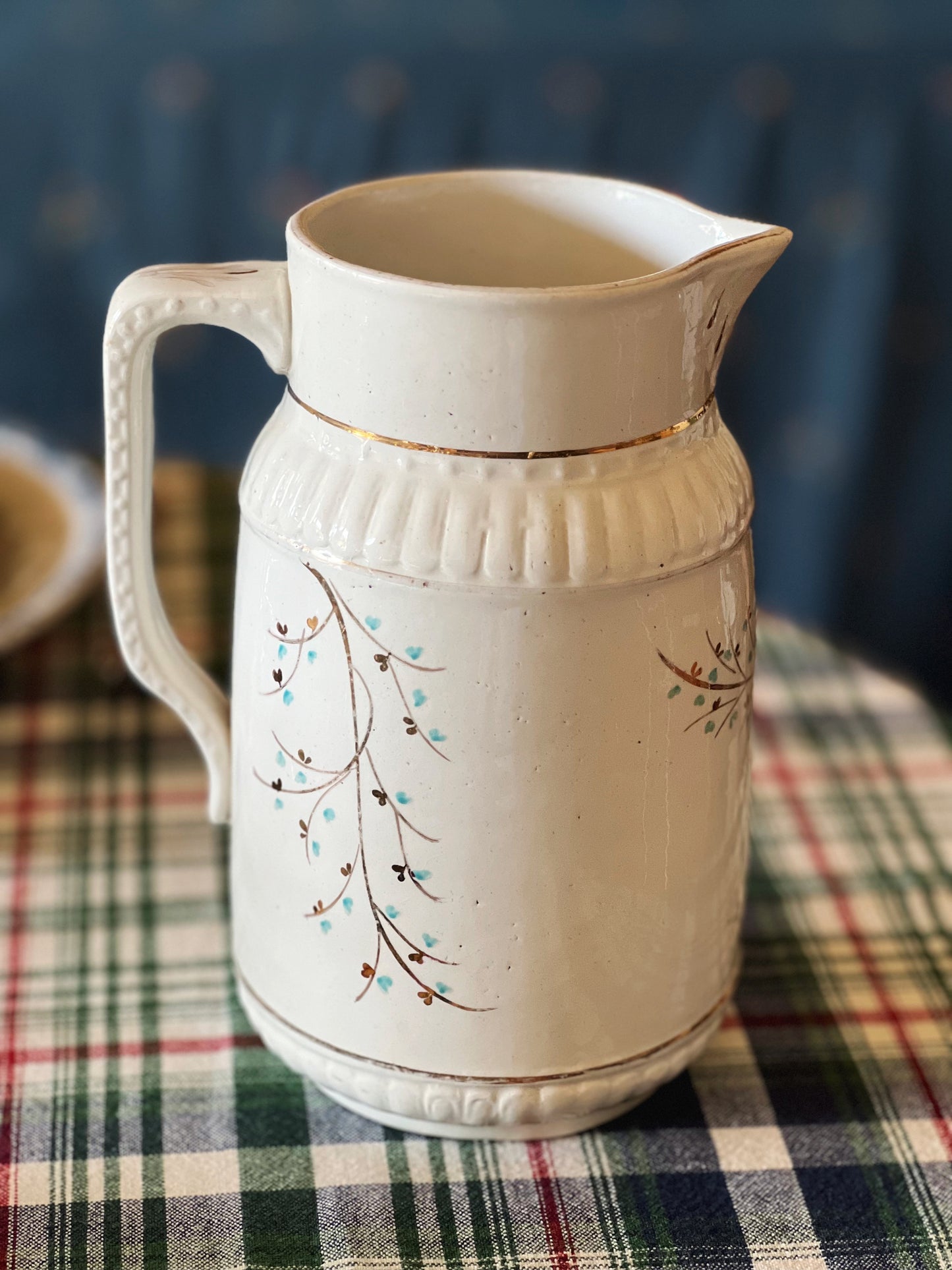 Vintage Hand Painted Pitcher