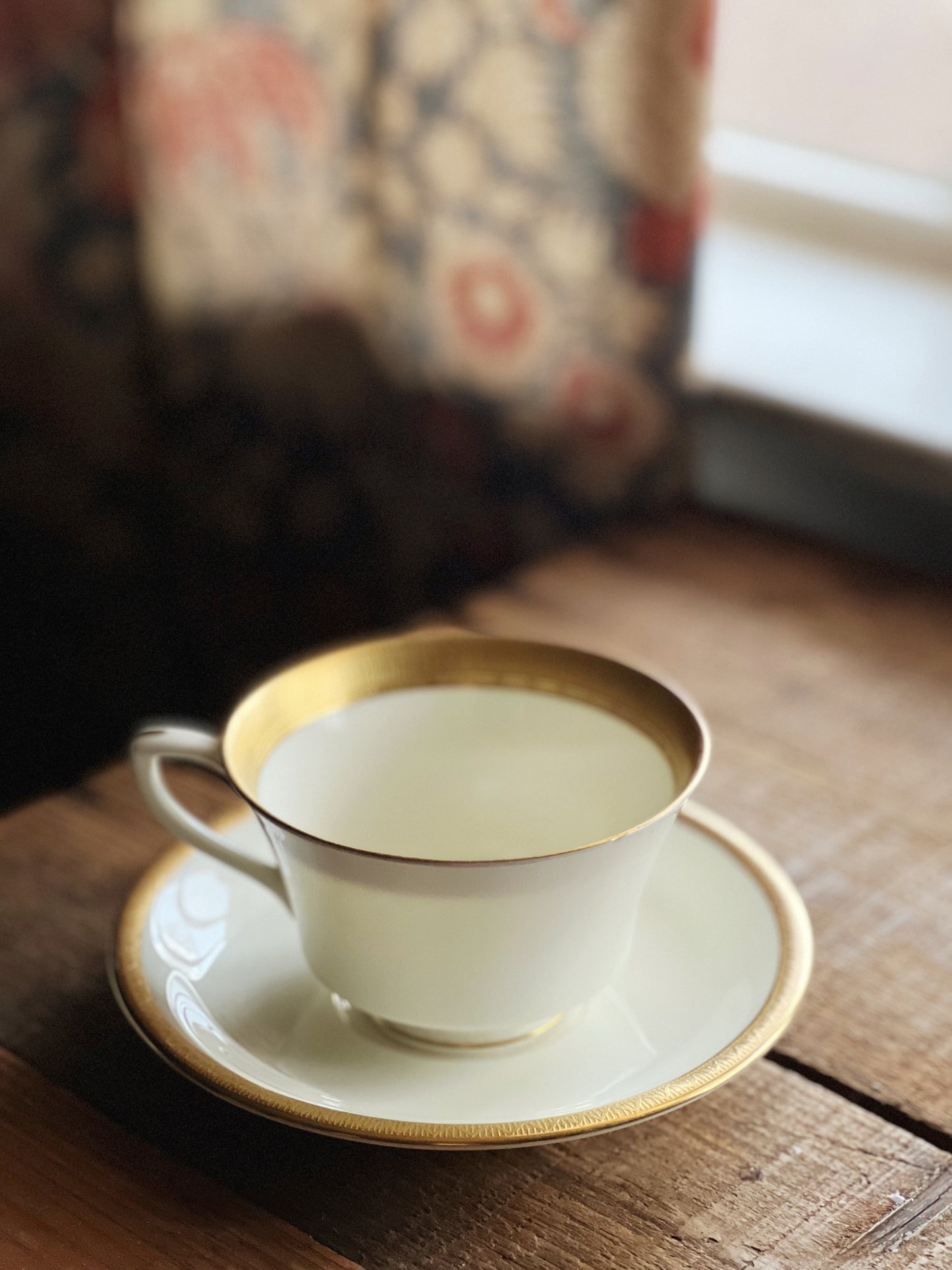 Vintage Royal Worcester Bone China England Coventry Teacup & Saucer Set