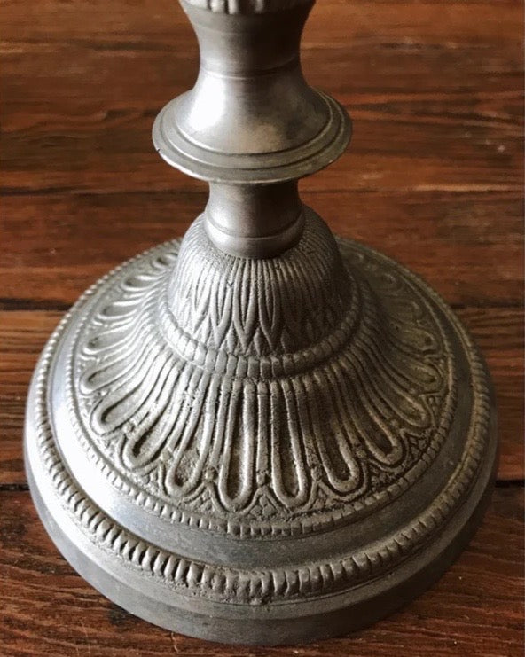 Vintage Silver Taper Candleholder