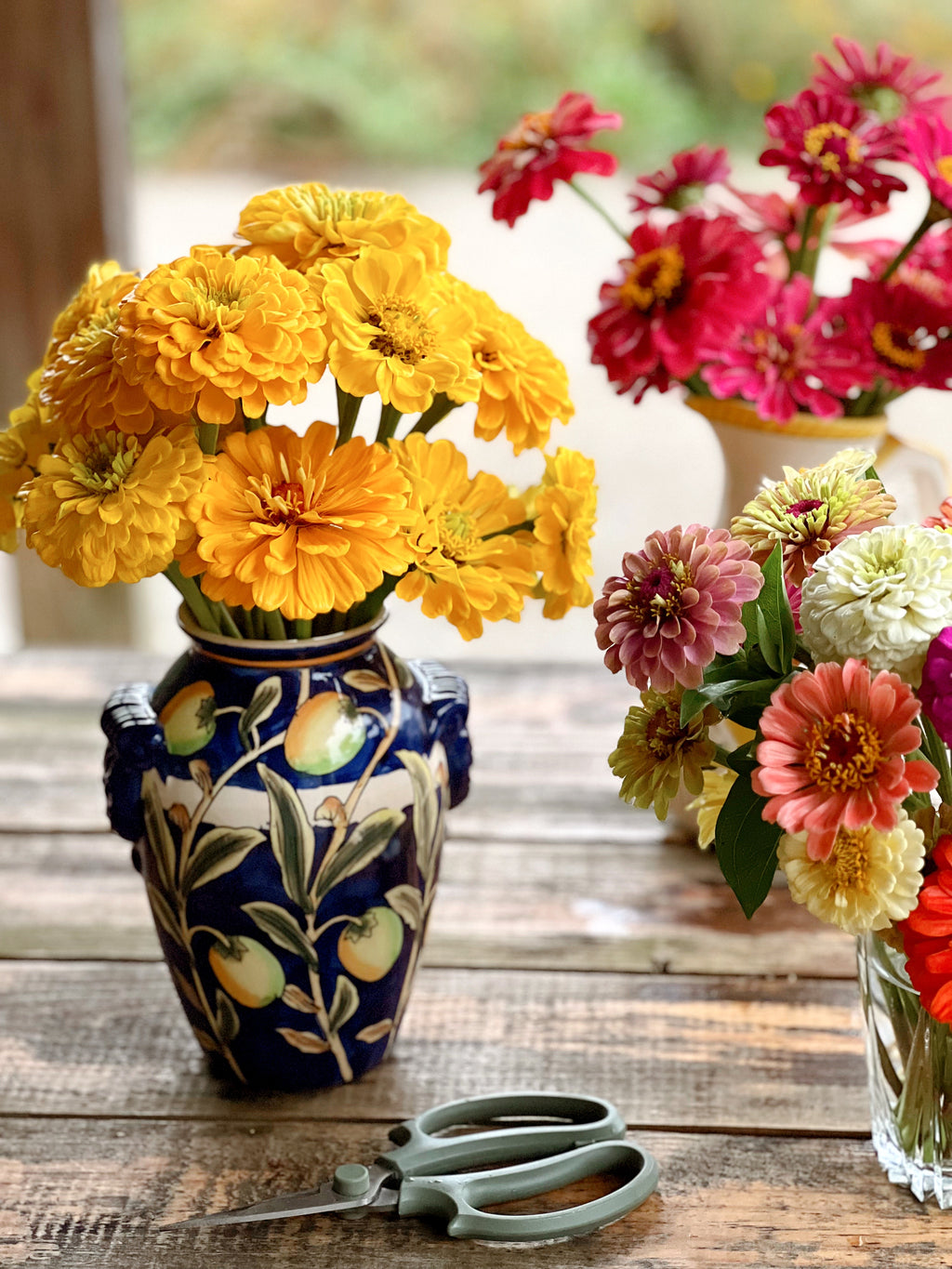 Vintage Hand Painted Vase