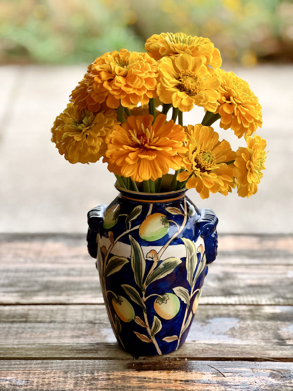 Vintage Hand Painted Vase