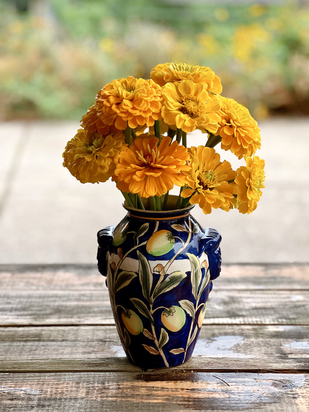 Vintage Hand Painted Vase