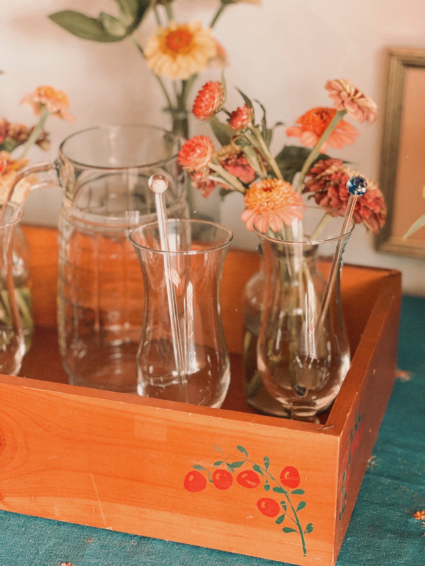 Set of 4 Vintage Iced Tea Glasses