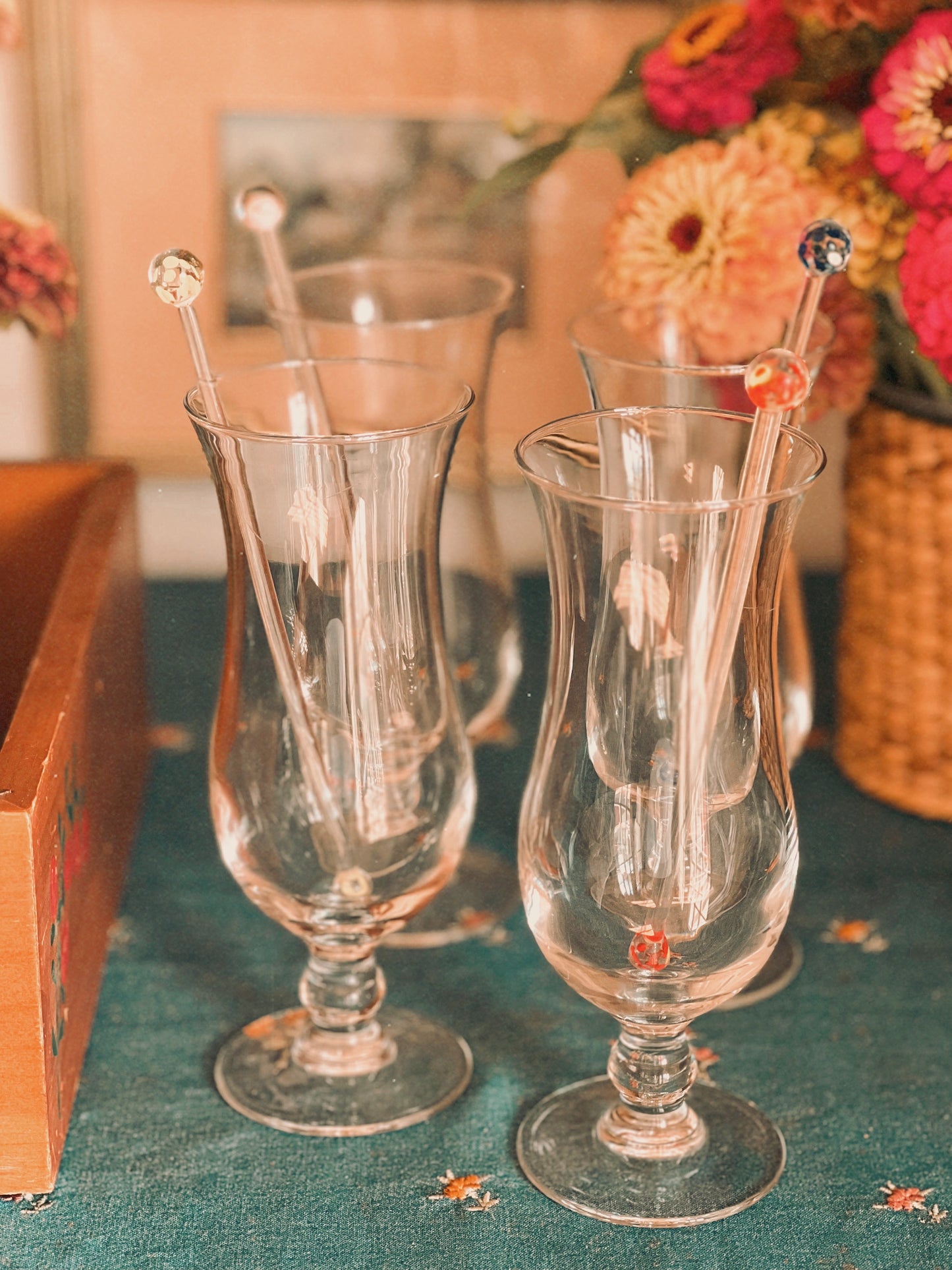 Set of 4 Vintage Iced Tea Glasses