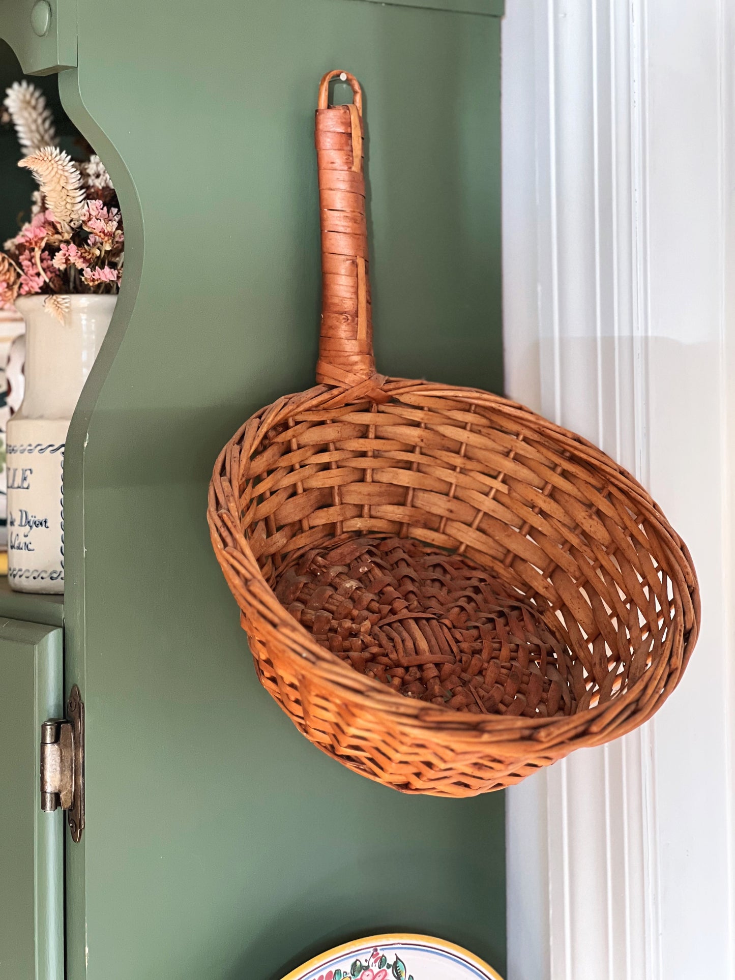 Vintage Basket with Handle