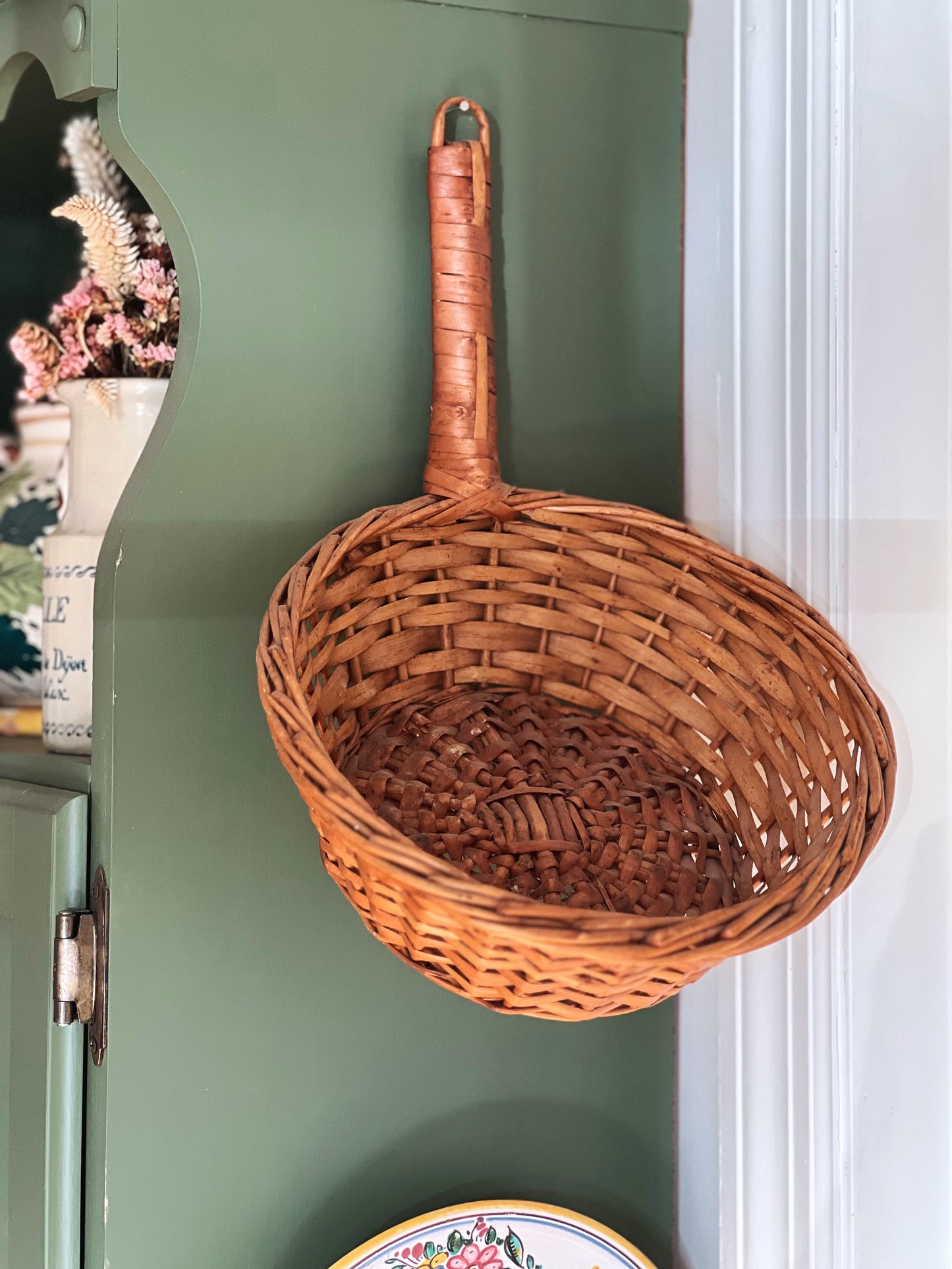 Vintage Basket with Handle