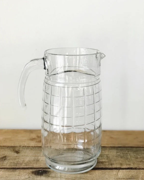 Vintage Glass Pitcher